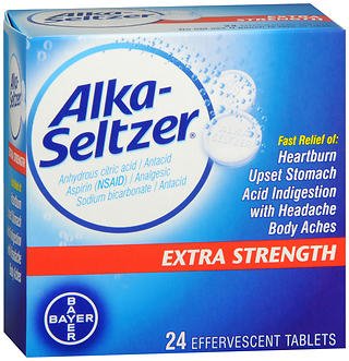 Bayer Alka-Seltzer Heartburn Relief Effervescent Tablets Extra Strength (24/BX)