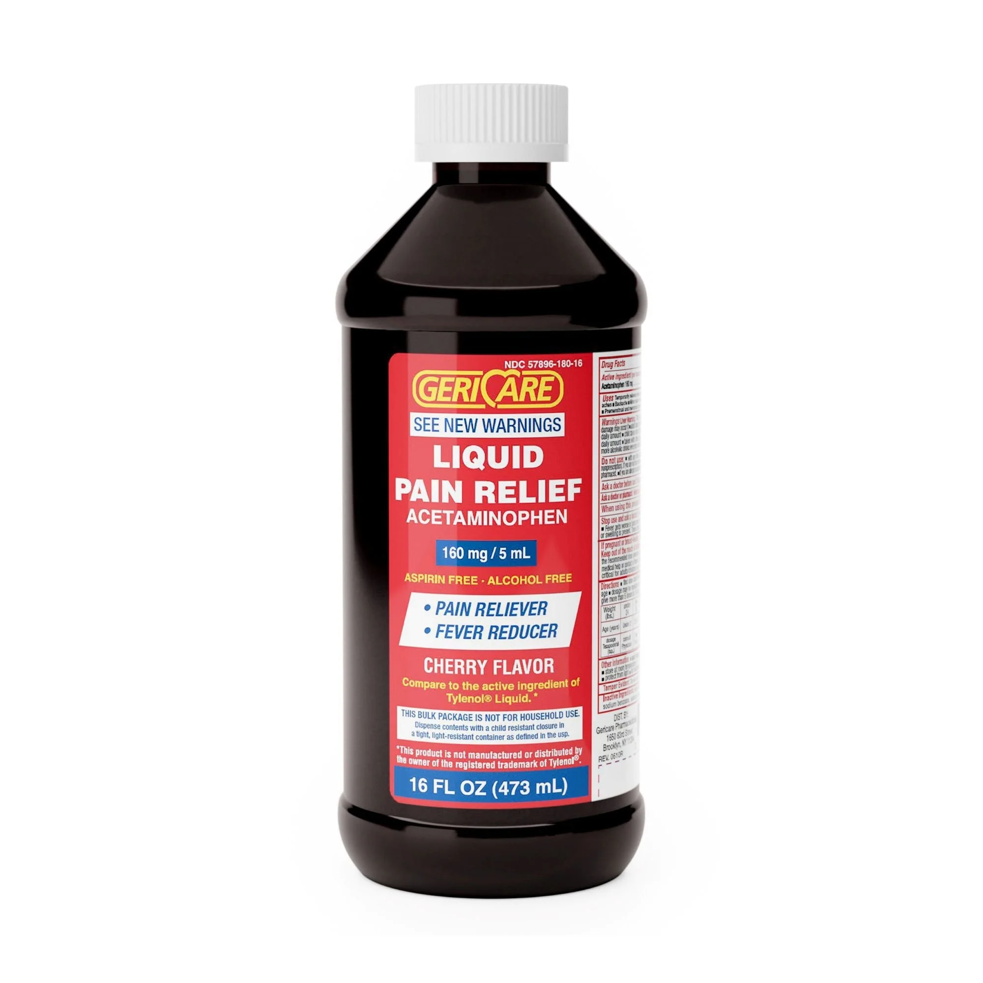 Geri-Care Geri-Care Acetaminophen Pain Relief, 16 fl. oz. (12/CS)