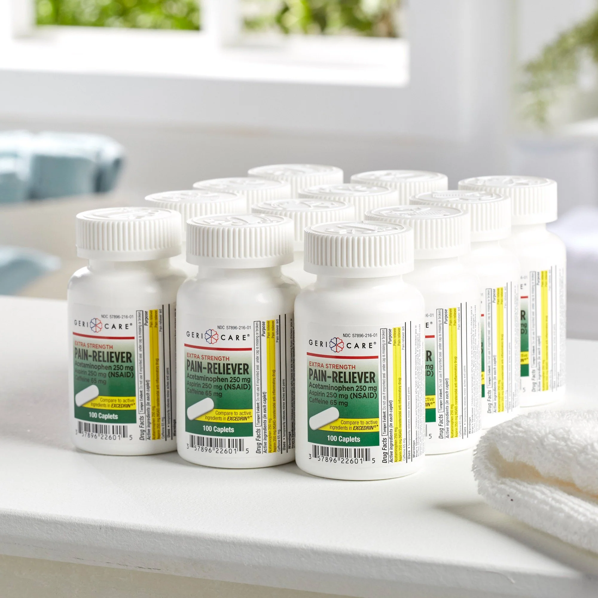 Geri-Care Geri-Care Acetaminophen / Aspirin / Caffeine Pain Relief (1200/CS) - Image 7