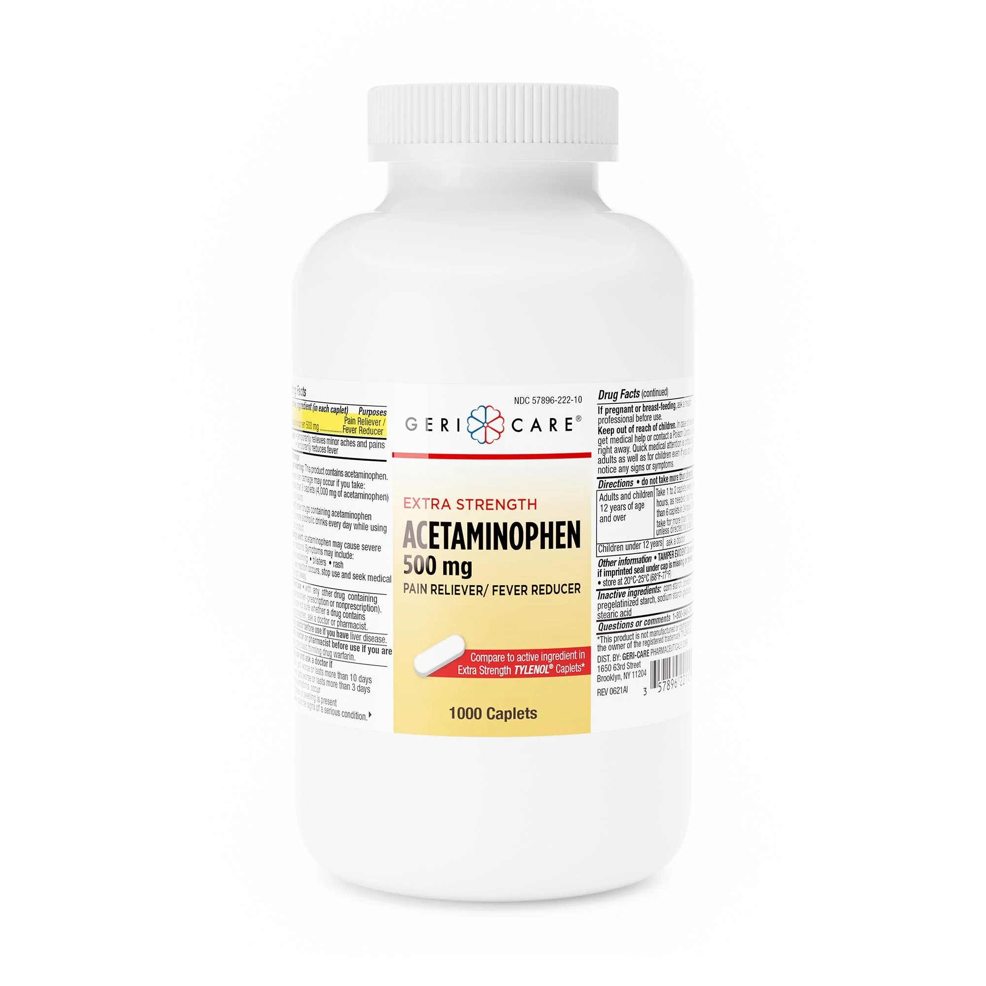 Geri-Care Geri-Care Acetaminophen Caplets (12/CS)