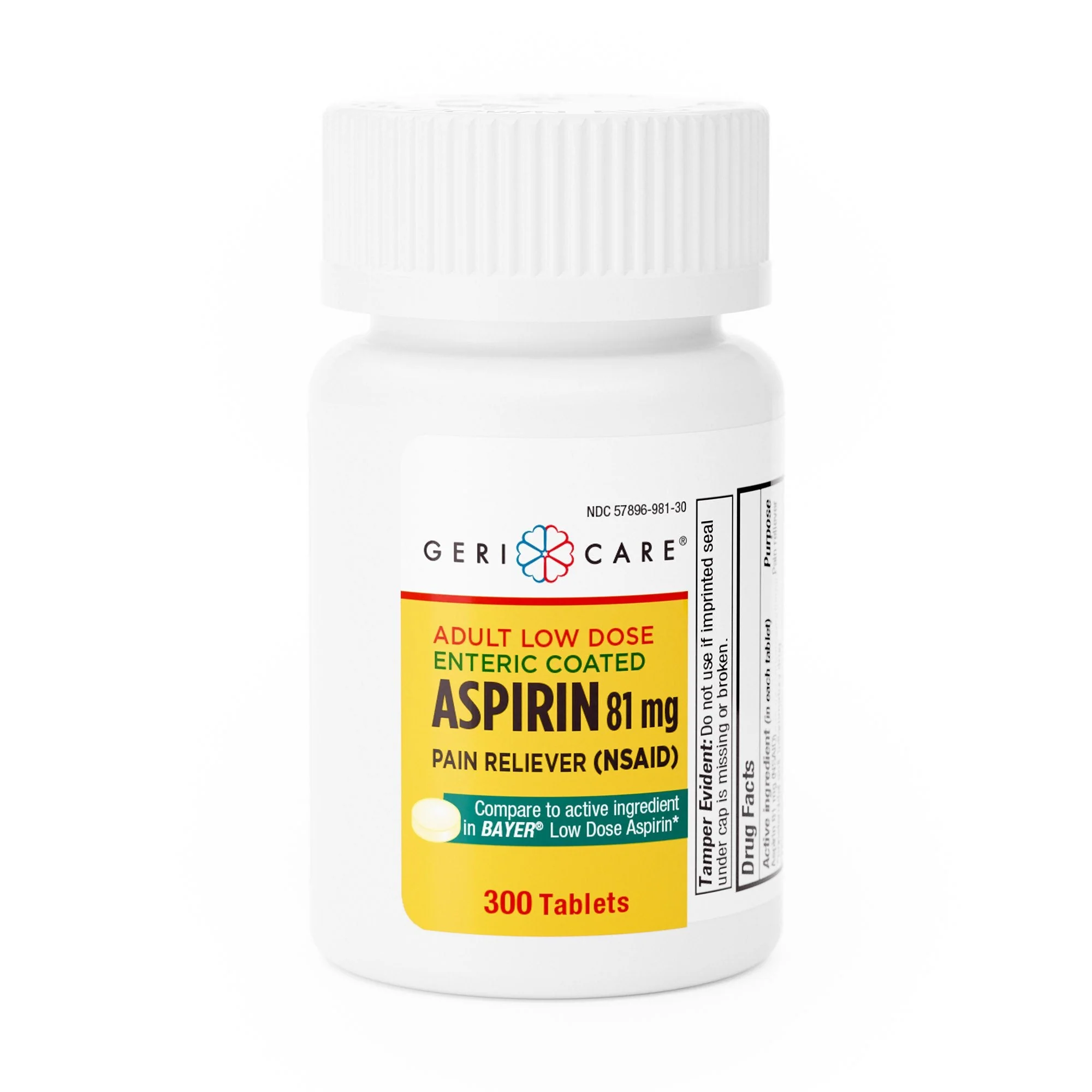 Geri-Care Geri-Care Adult Low Dose Aspirin Pain Reliever (12/CS)