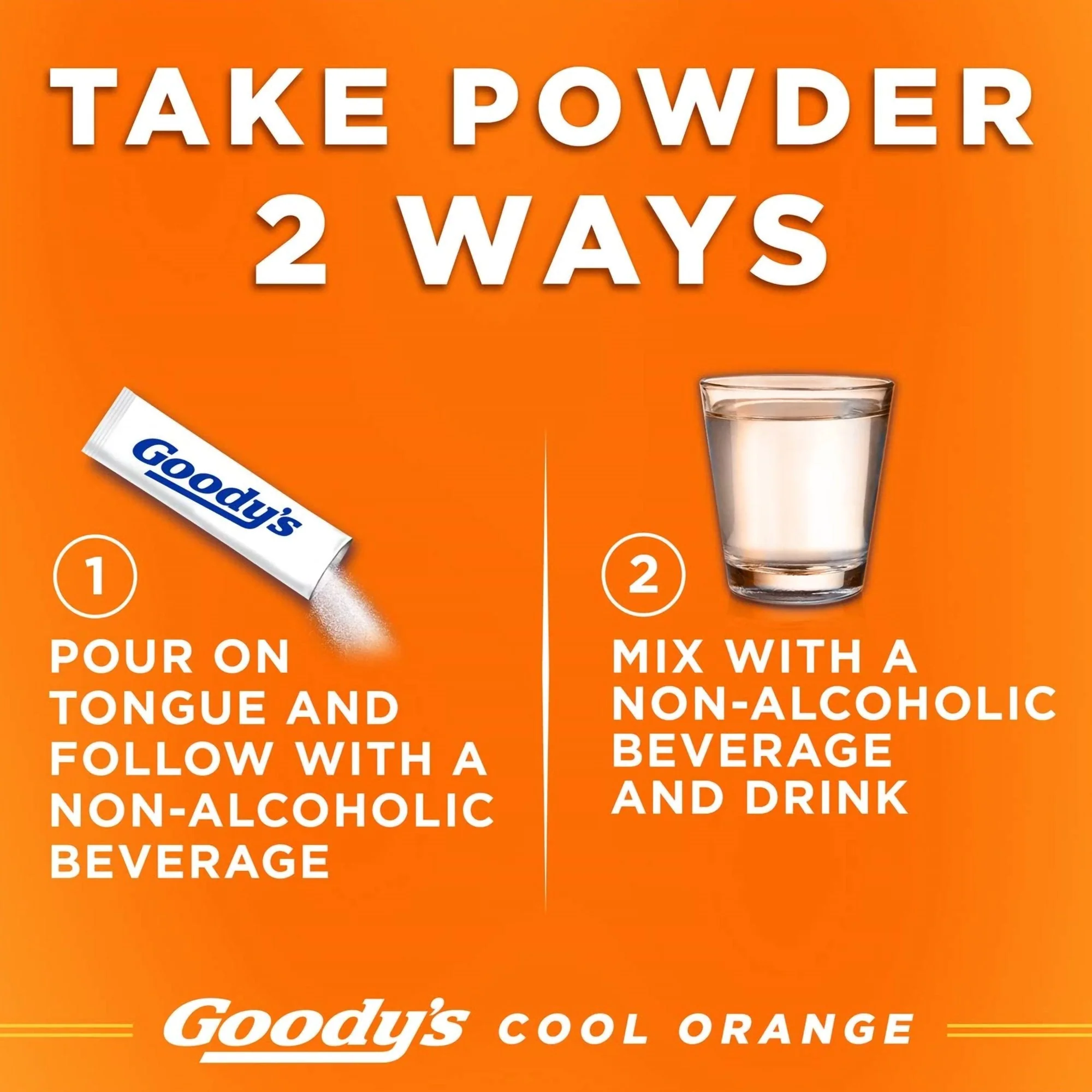 Med-Tech Products Goody's Pain Reliever Powder Packs Cool Orange - Image 4