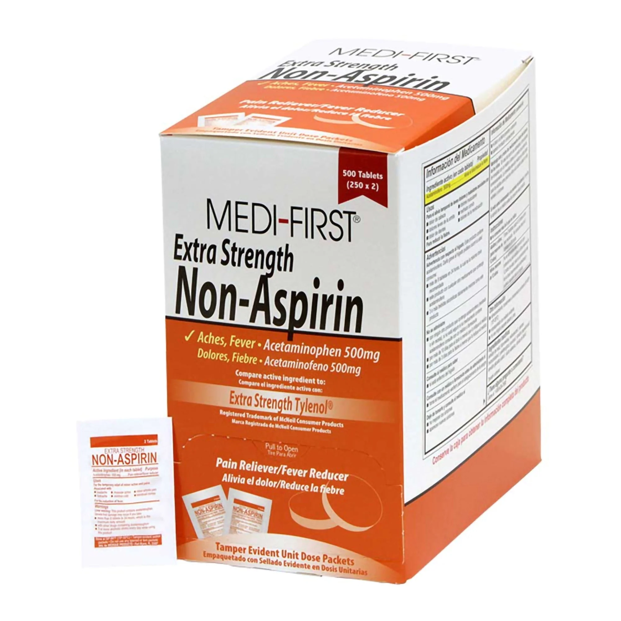 Medique Products Medi-First Acetaminophen Pain Relief (500/BX)