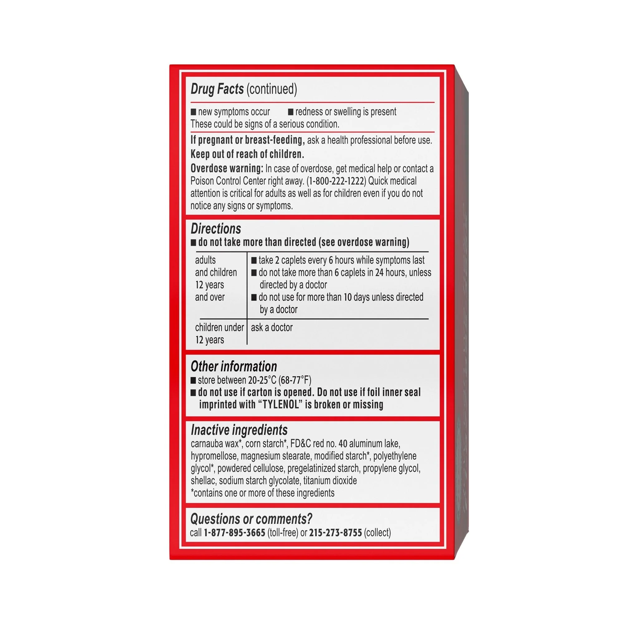 Kenvue Brands LLC Tylenol Extra Strength Caplets (48/CS) - Image 4