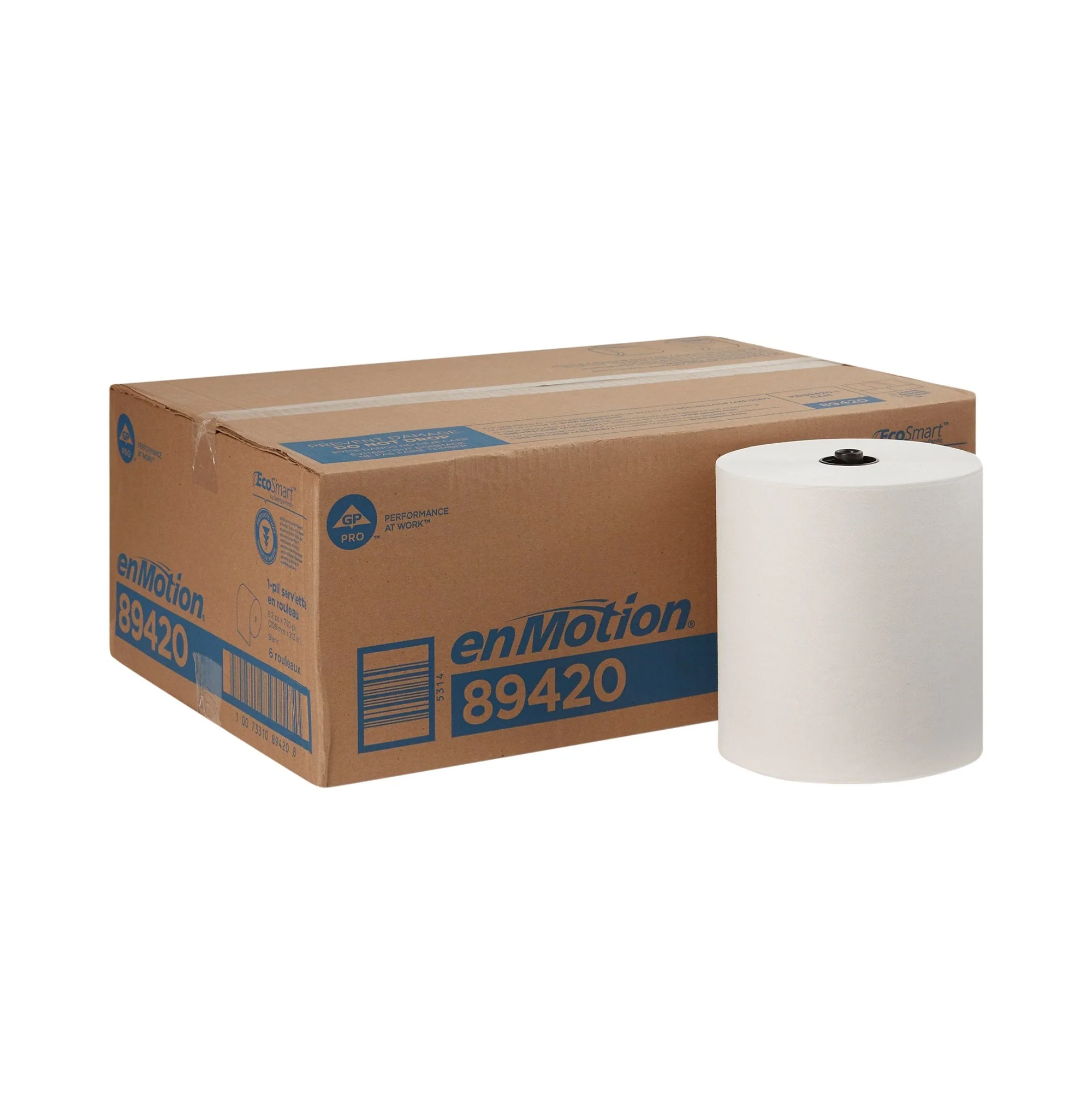 Georgia-Pacific Consumer Products LP enMotion Touchless White Paper Towel, 8-1/5 Inch x 700 Foot (6/CS) - Image 2