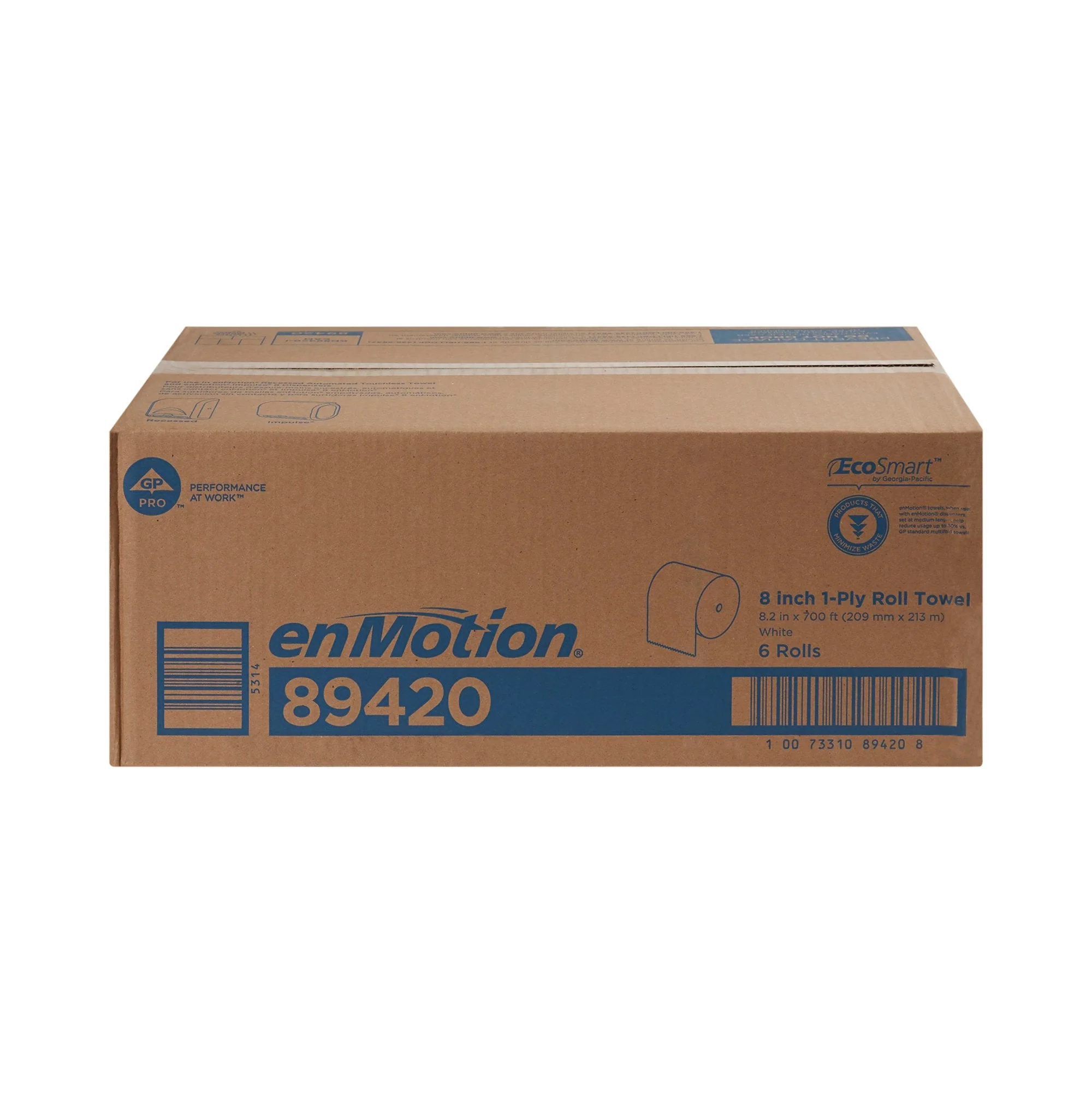Georgia-Pacific Consumer Products LP enMotion Touchless White Paper Towel, 8-1/5 Inch x 700 Foot (6/CS) - Image 3
