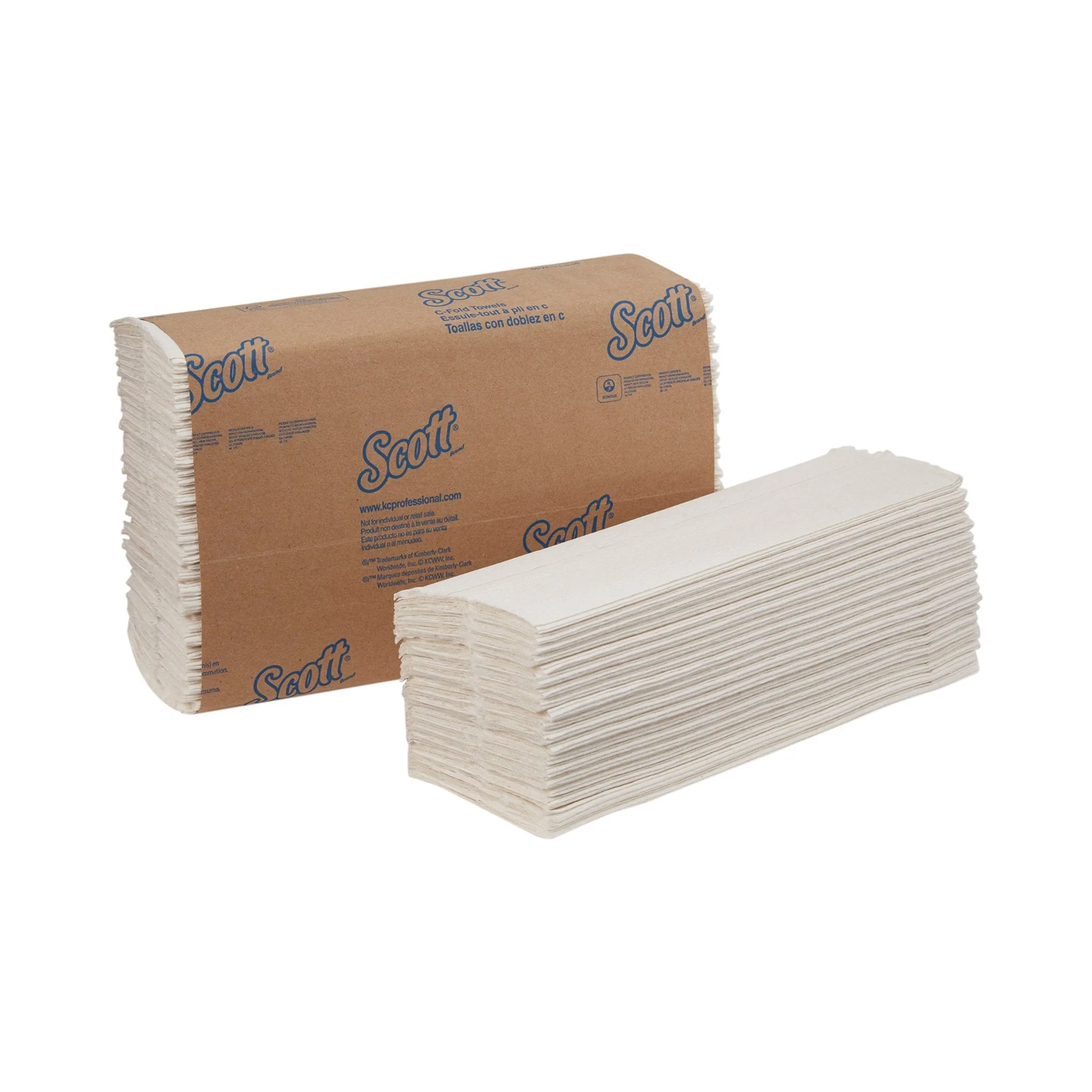 Kimberly Clark Scott Essential C-Fold Paper Towel, 10-1/8 x 13-3/20 Inch (2400/CS)