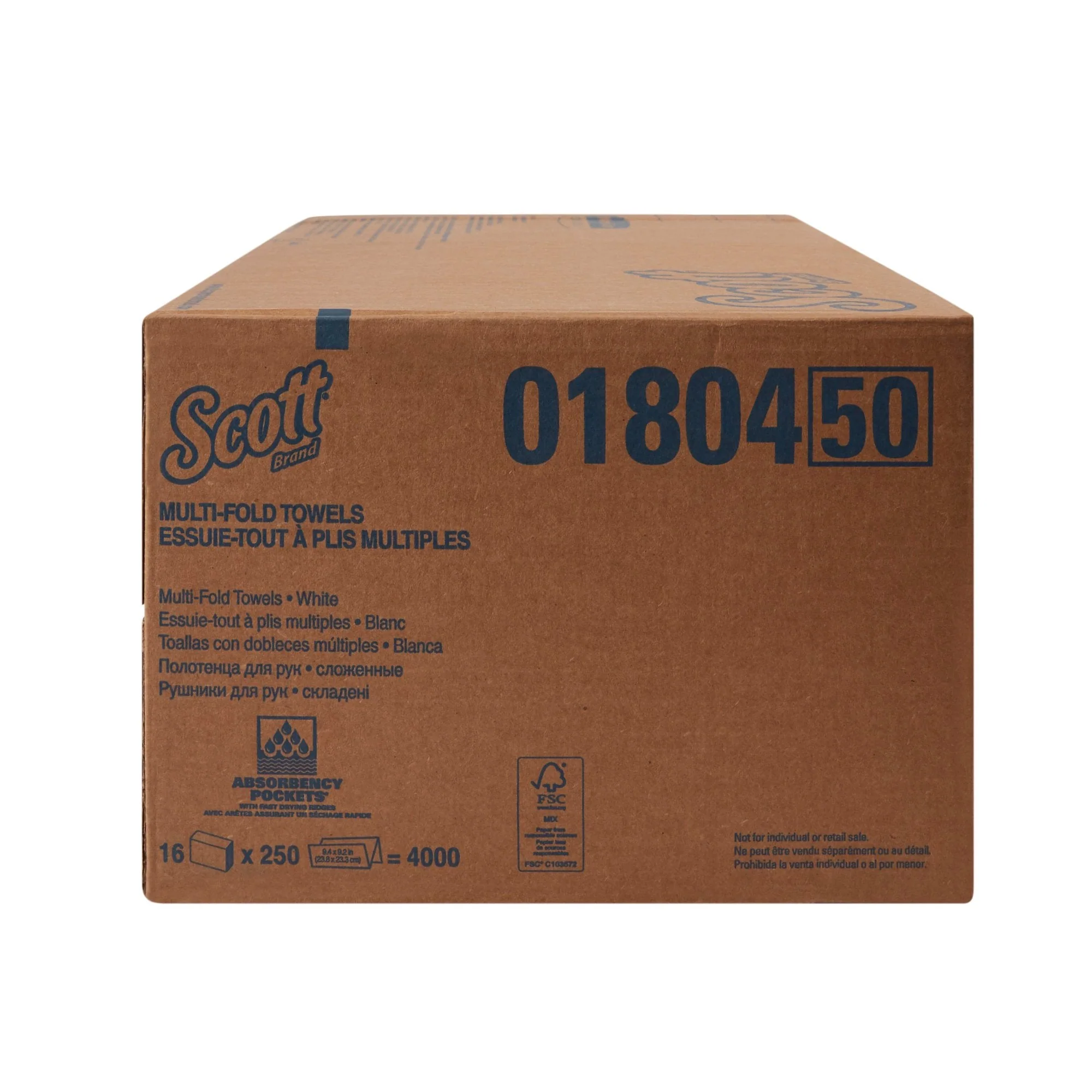 Kimberly Clark Scott Essential Paper Towels, Multi-Fold, 9.25 x 9.5 Inch (4000/CS) - Image 3