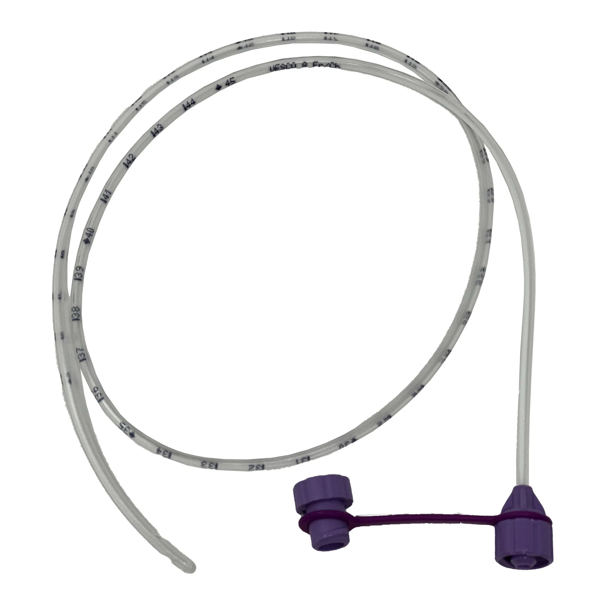 Pediatric Nasogastric Feeding Tube with ENFit Connector 10 Fr. 24 Inch Tube Polyurethane Sterile