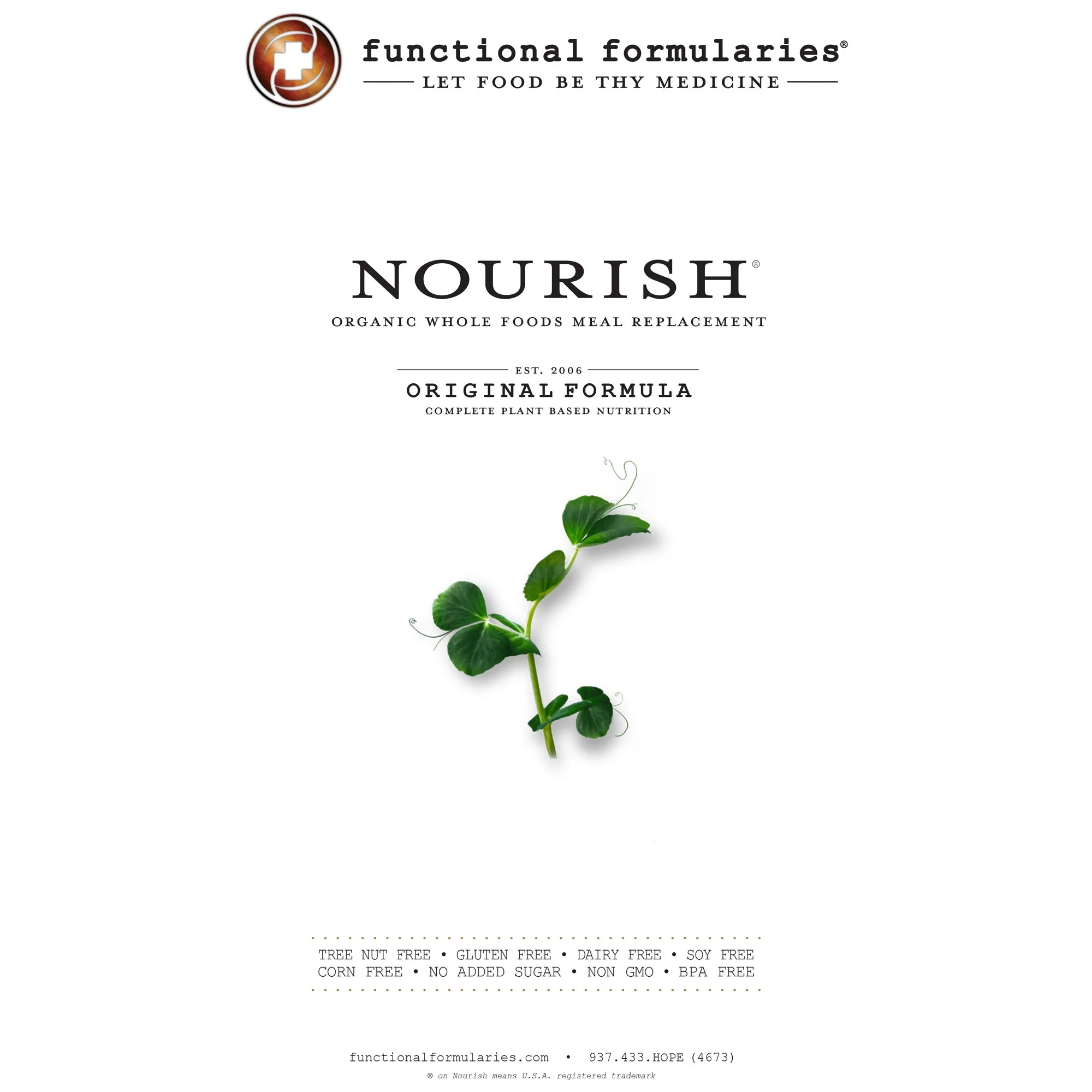 Nutritionals Medicinals Nourish Vegetable / Rice Pediatric Complete Plant Based Nutrition, 12-oz pouch (24/CS) - Image 3