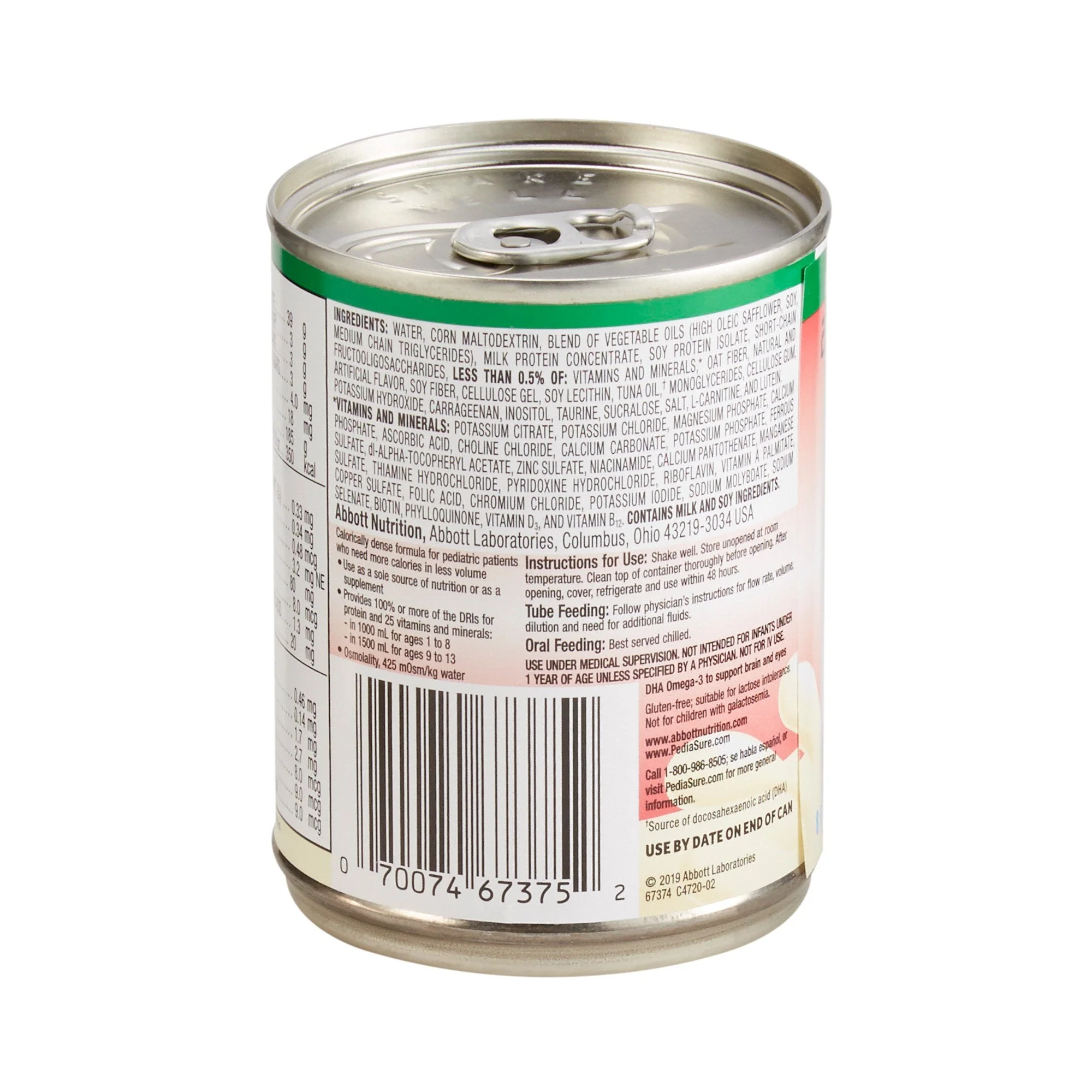 Abbott Nutrition PediaSure 1.5 Cal with Fiber Therapeutic Nutrition, Vanilla, 8-ounce Can (24/CS) - Image 2