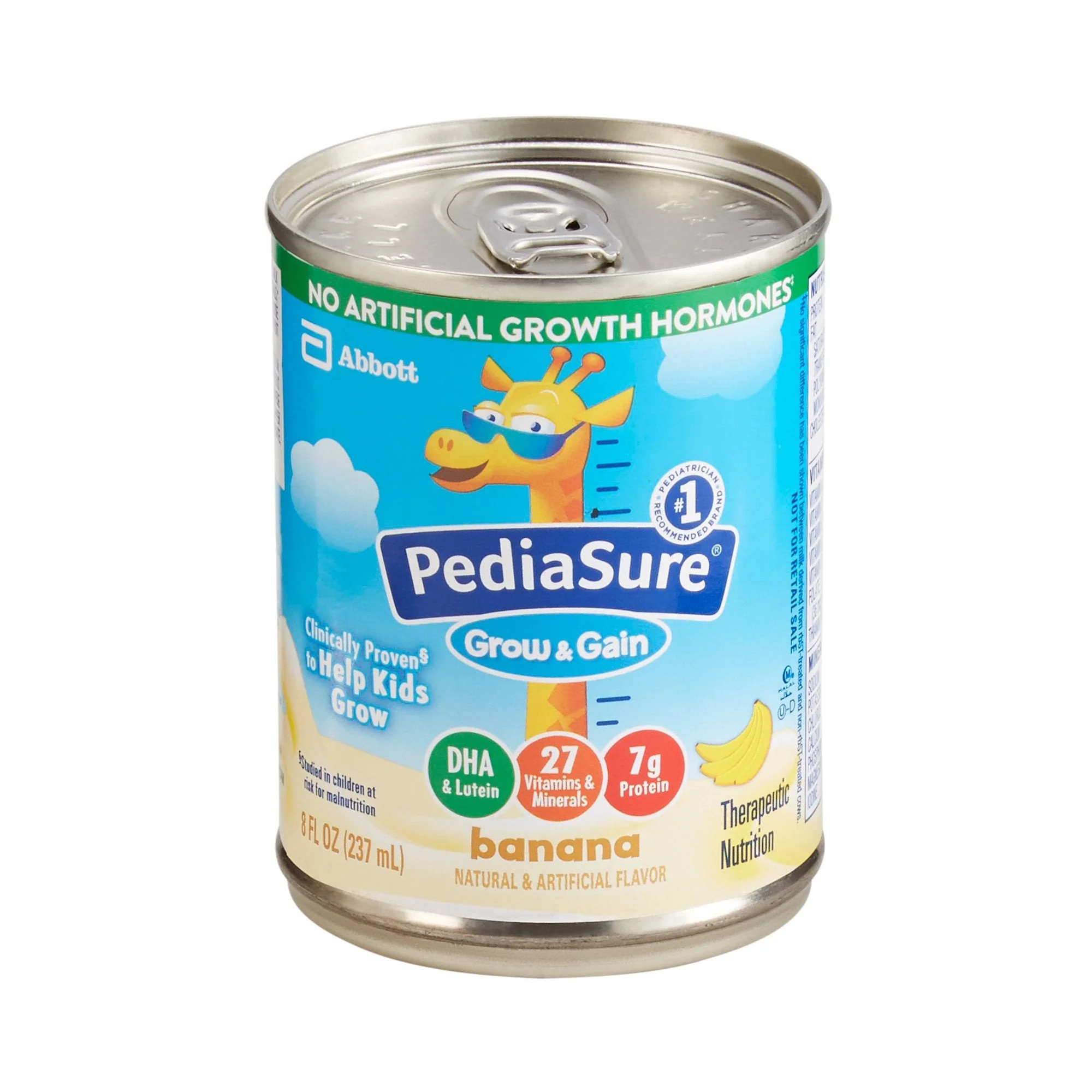 Abbott Nutrition PediaSure Grow & Gain Therapeutic Nutrition, Banana, 8-ounce Can (24/CS)