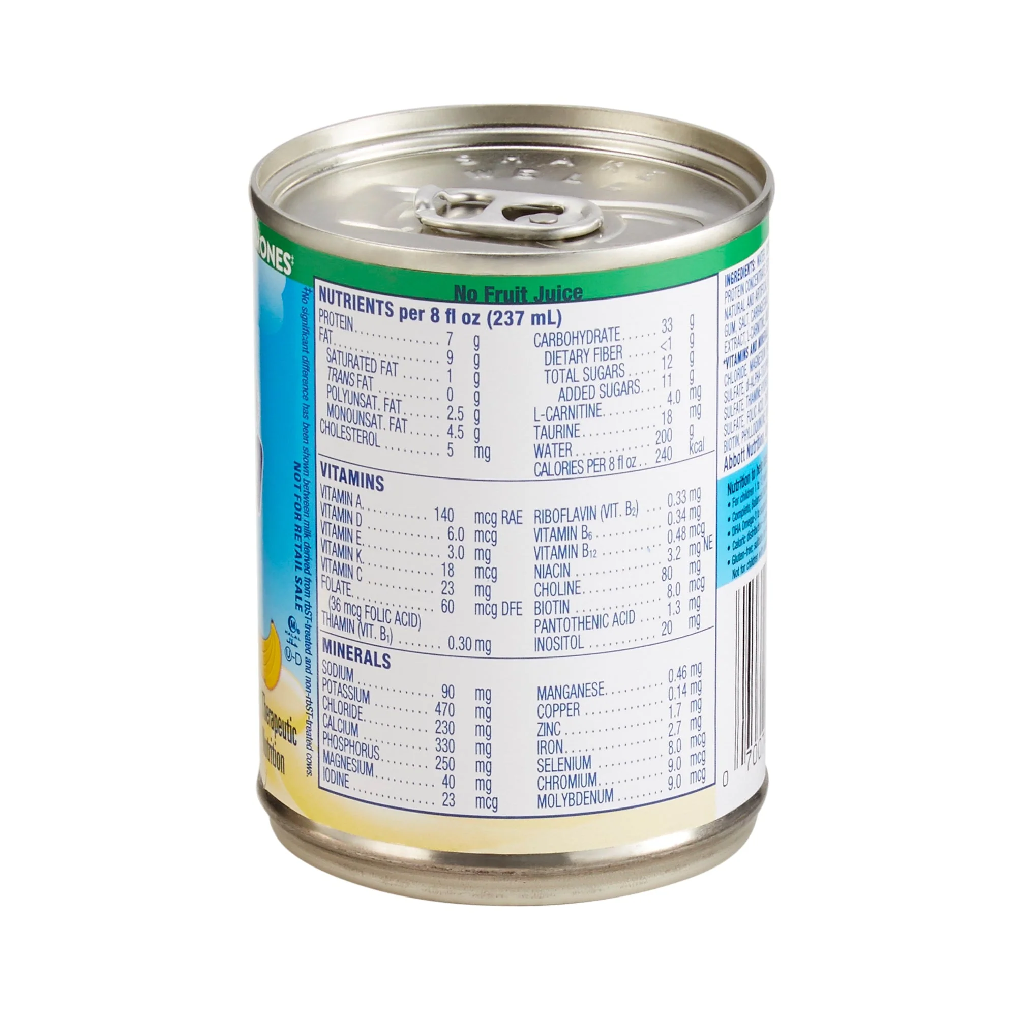 Abbott Nutrition PediaSure Grow & Gain Therapeutic Nutrition, Banana, 8-ounce Can (24/CS) - Image 3