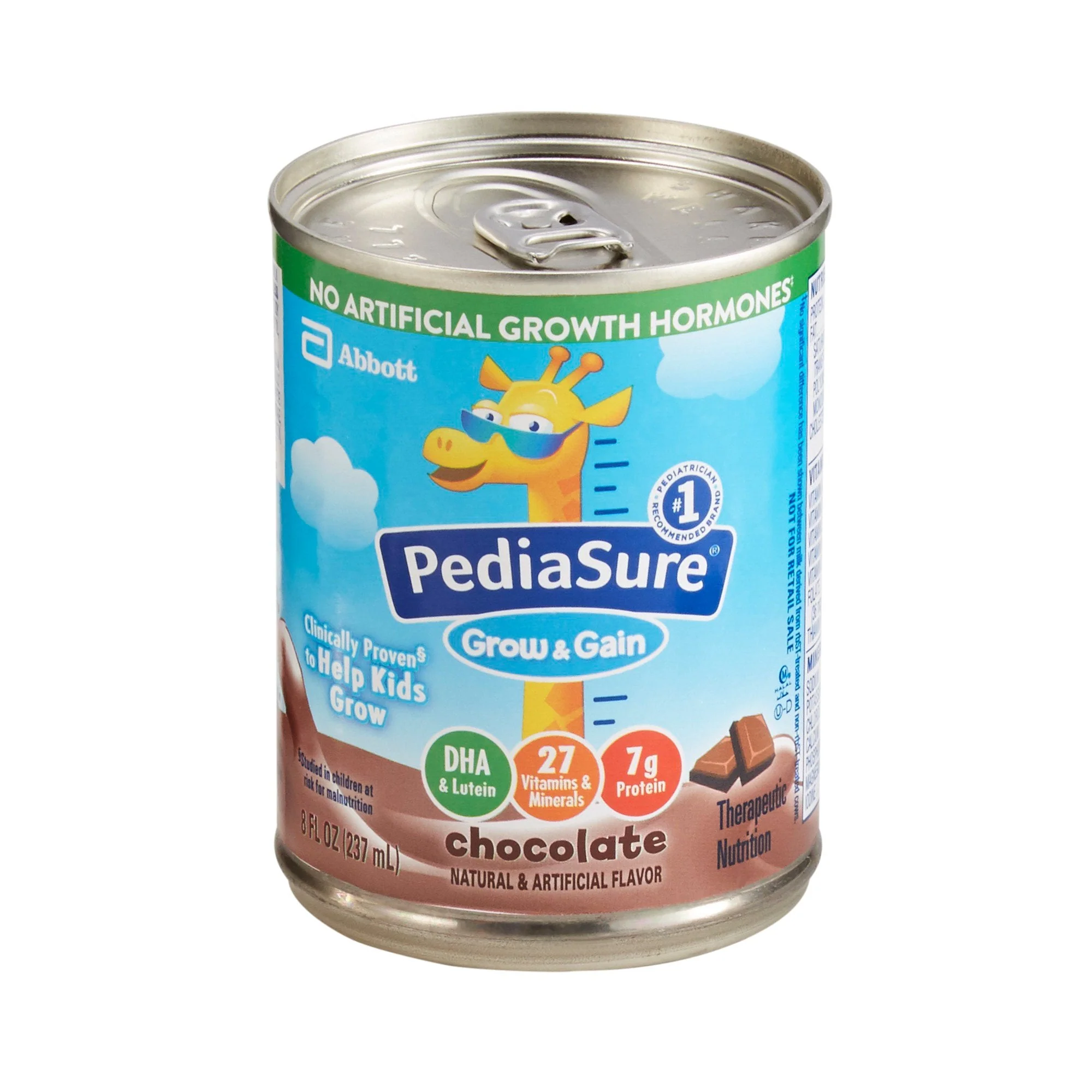 Abbott Nutrition PediaSure Grow & Gain Therapeutic Nutrition, Chocolate, 8-ounce Can (24/CS)