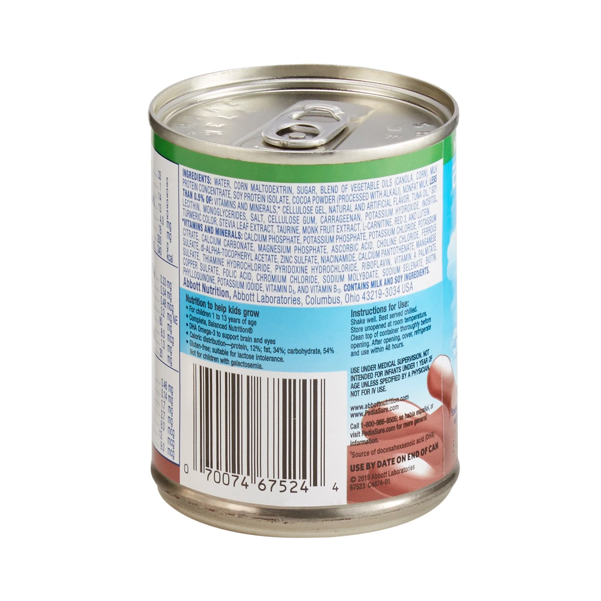 Abbott Nutrition PediaSure Grow & Gain Therapeutic Nutrition, Chocolate, 8-ounce Can (24/CS) - Image 2