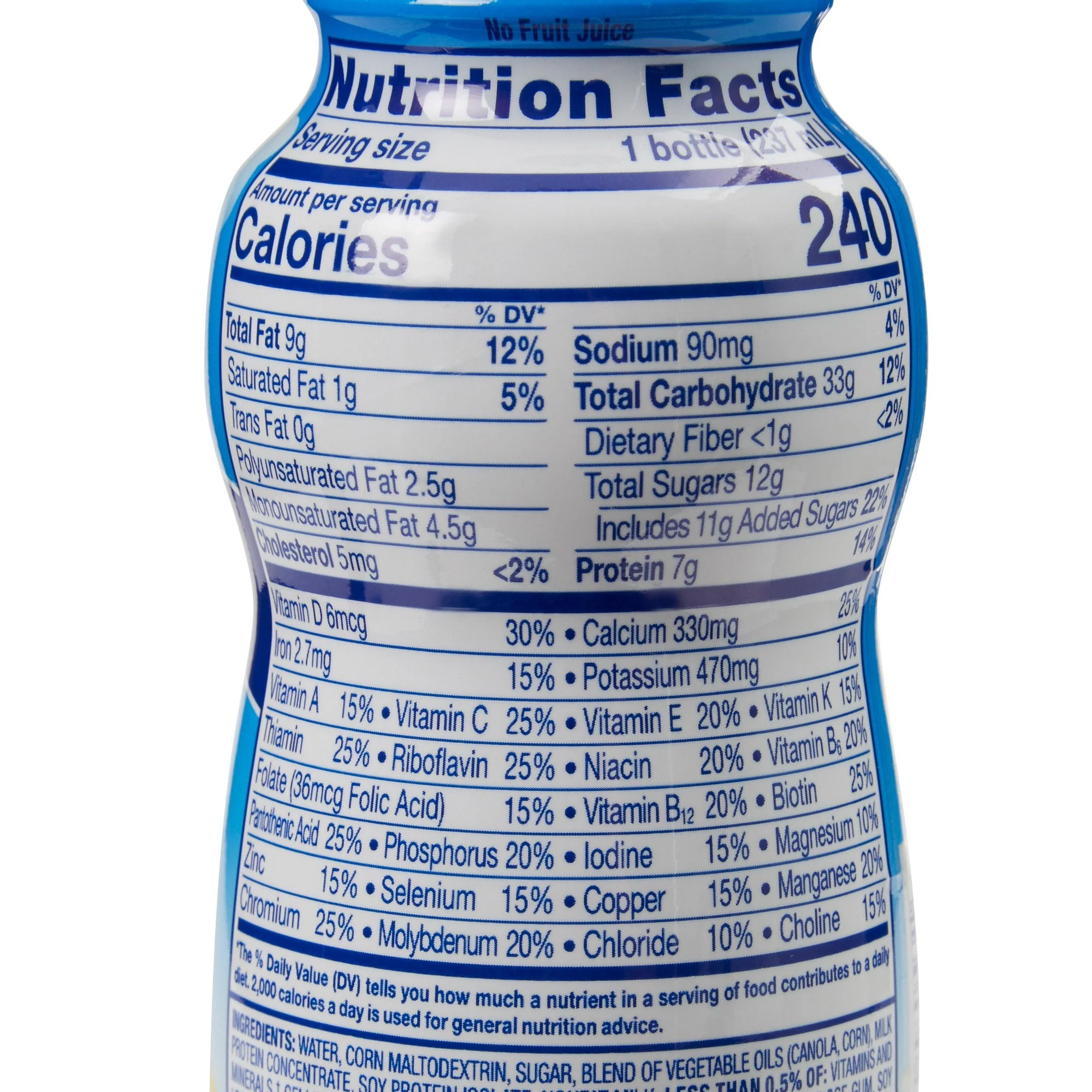 Abbott Nutrition PediaSure Grow & Gain Banana Shake, 8-ounce bottle (24/CS) - Image 3