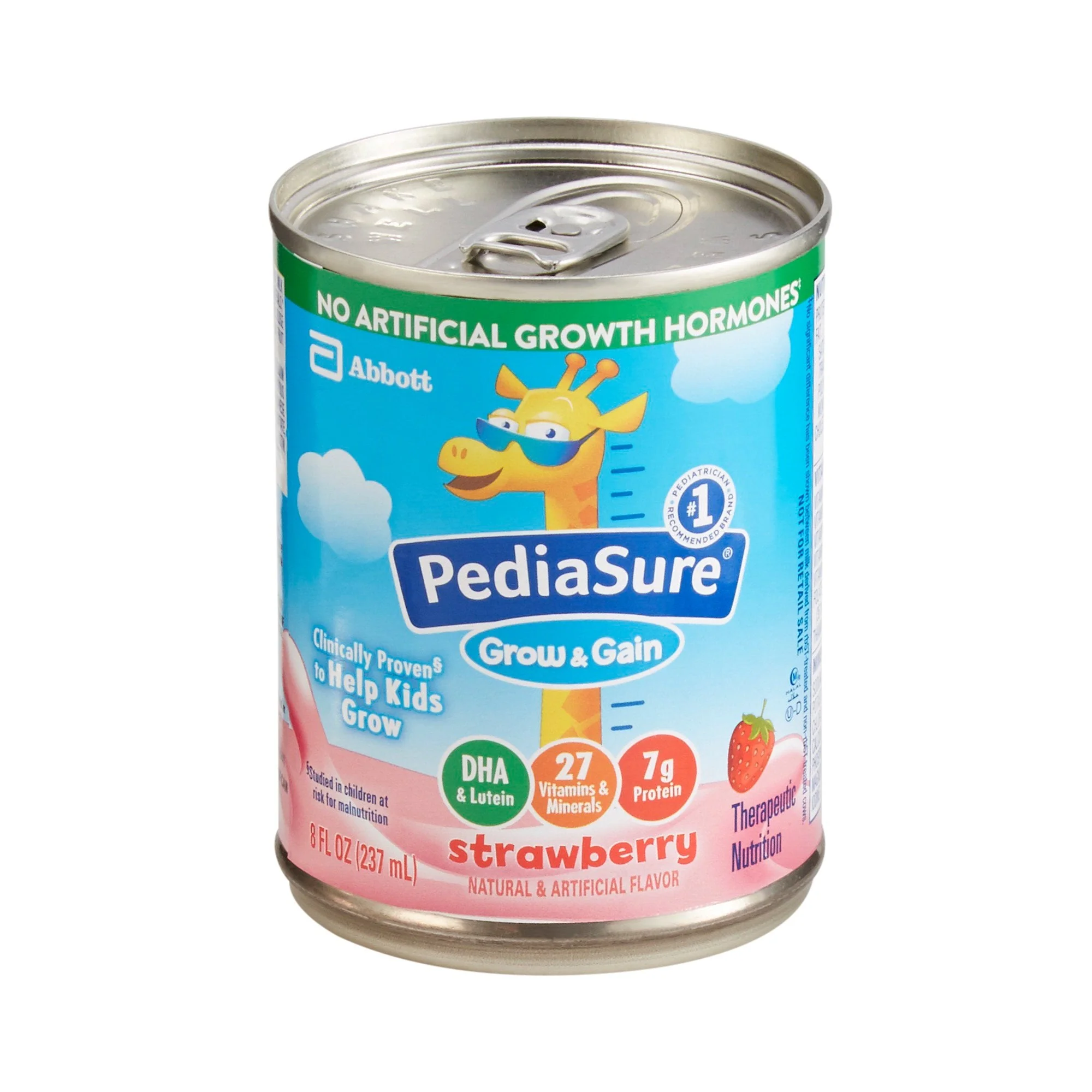 Abbott Nutrition PediaSure Grow & Gain Therapeutic Nutrition, Strawberry, 8-ounce Can (24/CS)