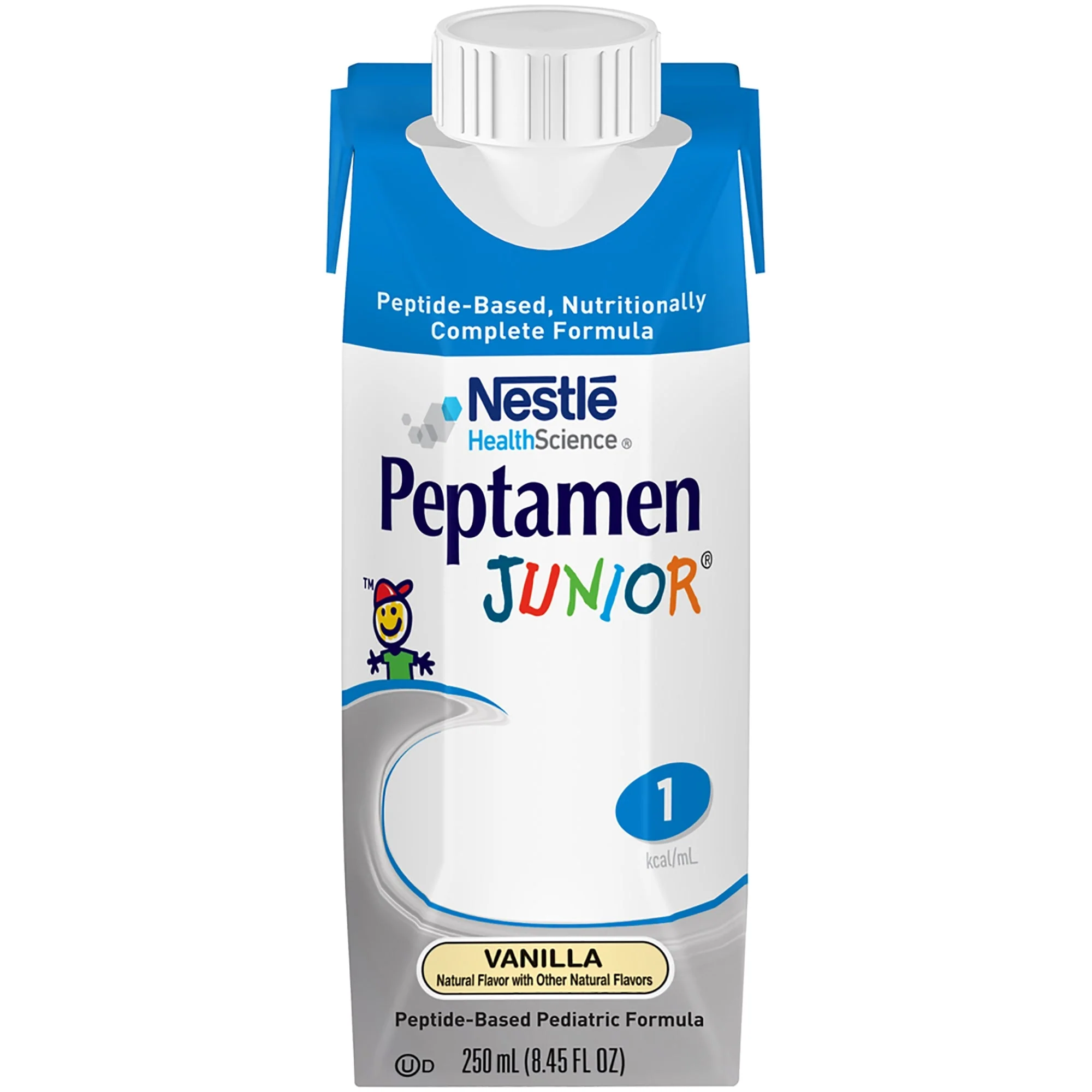 Nestle Healthcare Nutrition Peptamen Junior Peptide-Based Pediatric Formula, Vanilla, 8.45 oz. (24/CS)