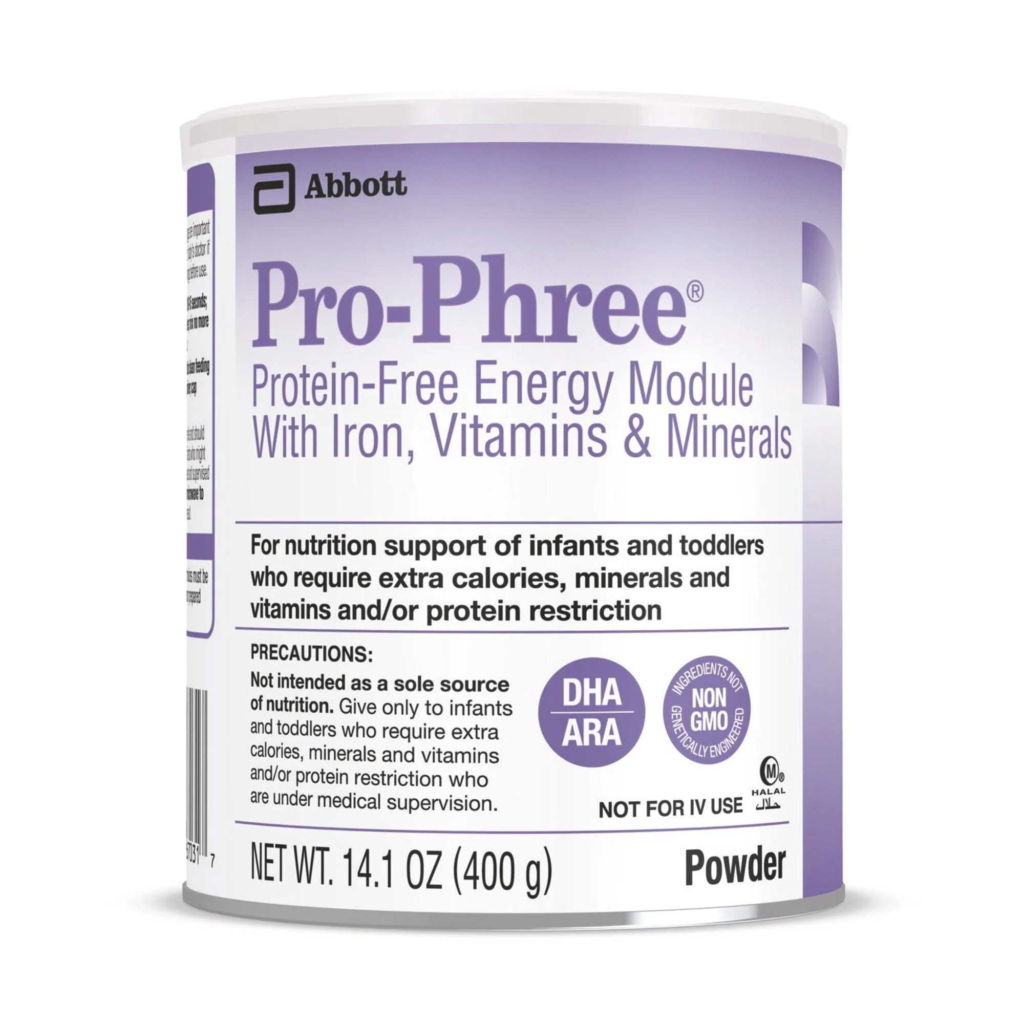 Abbott Nutrition Pro-Phree Protein-Free Energy Module w/ Iron, Vitamins & Minerals, 14.1-oz. Can (6/CS)