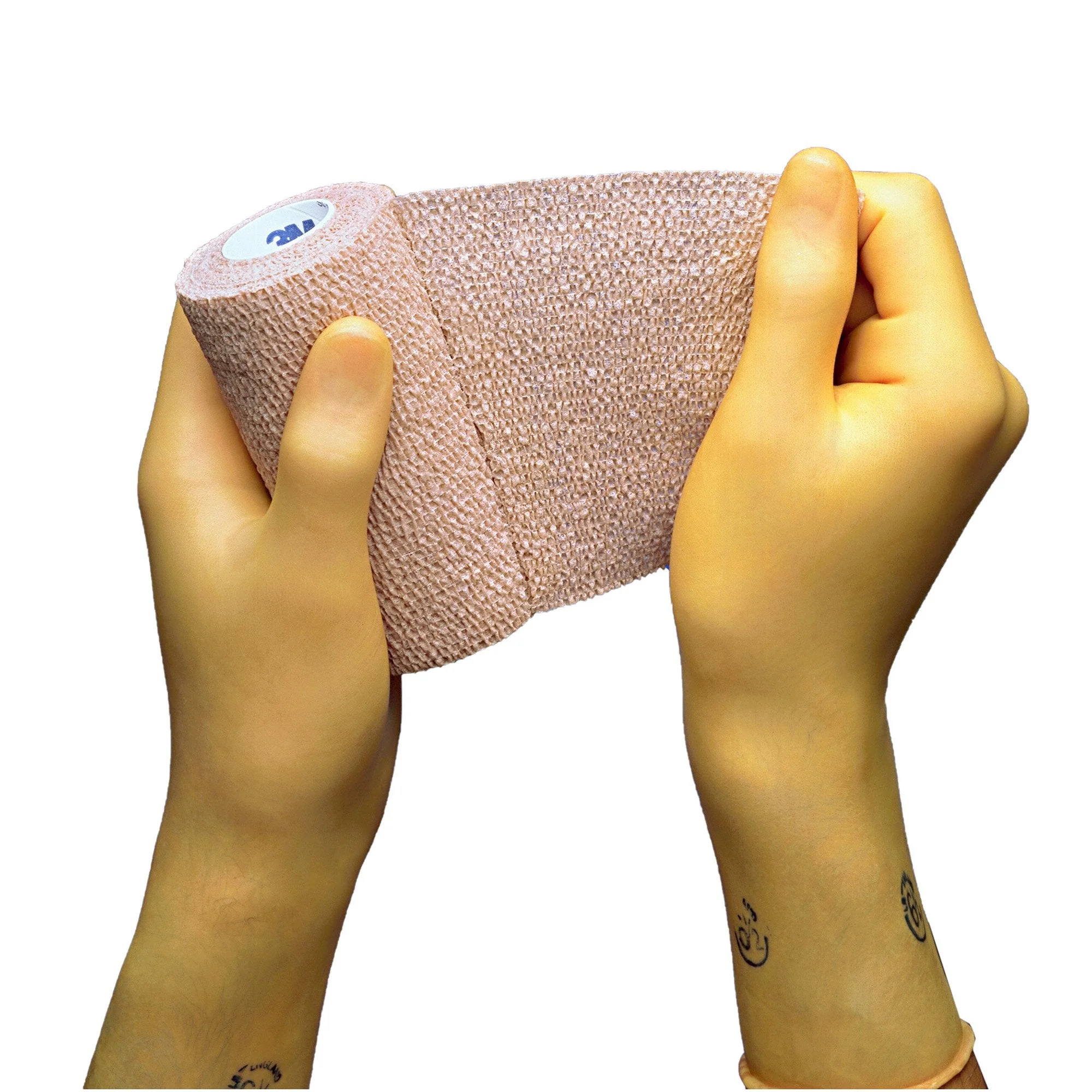 Solventum Corporation 3M Coban Self-adherent Closure Cohesive Bandage, 4 Inch x 5 Yard (18/BX) - Image 2