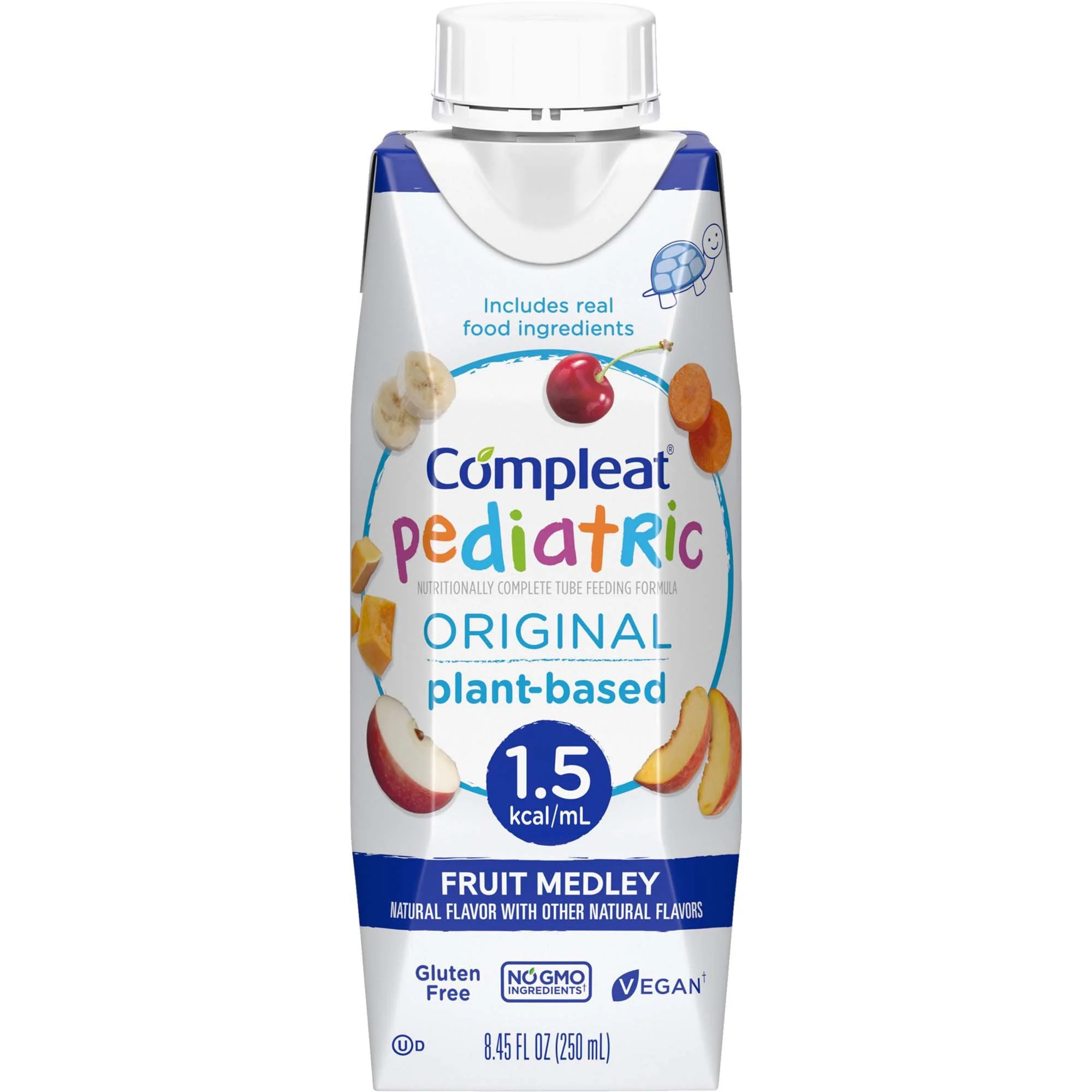 Nestle Healthcare Nutrition Compleat Pediatric Original 1.5 Fruit Medley, 8.45-ounce Reclosable Carton (24/CS)