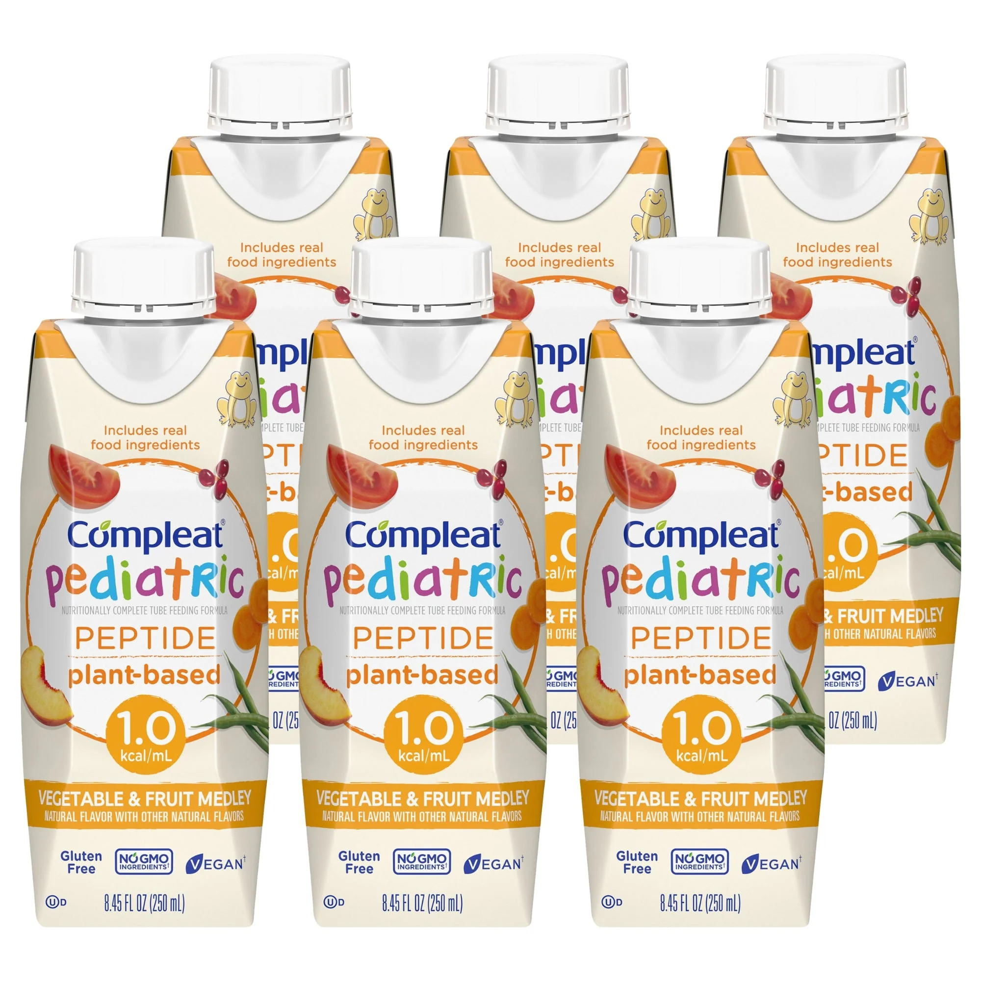 Nestle Healthcare Nutrition Compleat Pediatric Peptide Plant-Based Tube Feed Formula, 8.45-ounce carton (24/CS) - Image 3