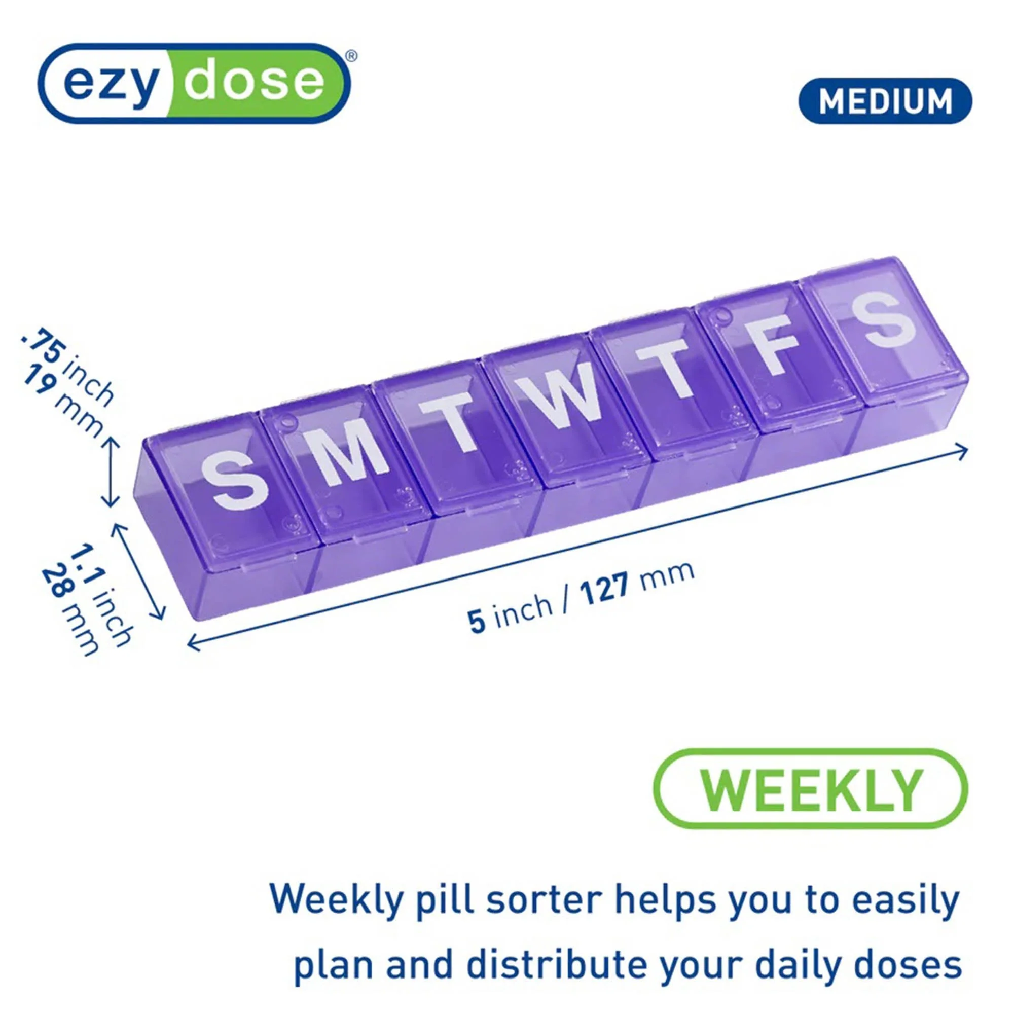 Apothecary Products Apothecary Products Weekly Pill Planner (6/PK) - Image 2