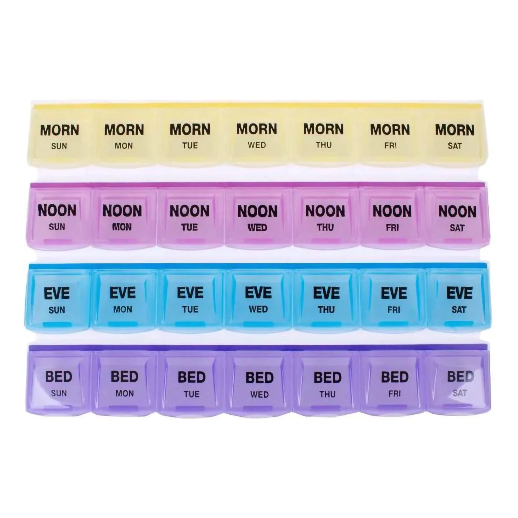 Fabrication Enterprises Mediplanner 7-Day, Four Times a Day Pill Organizer - Image 2