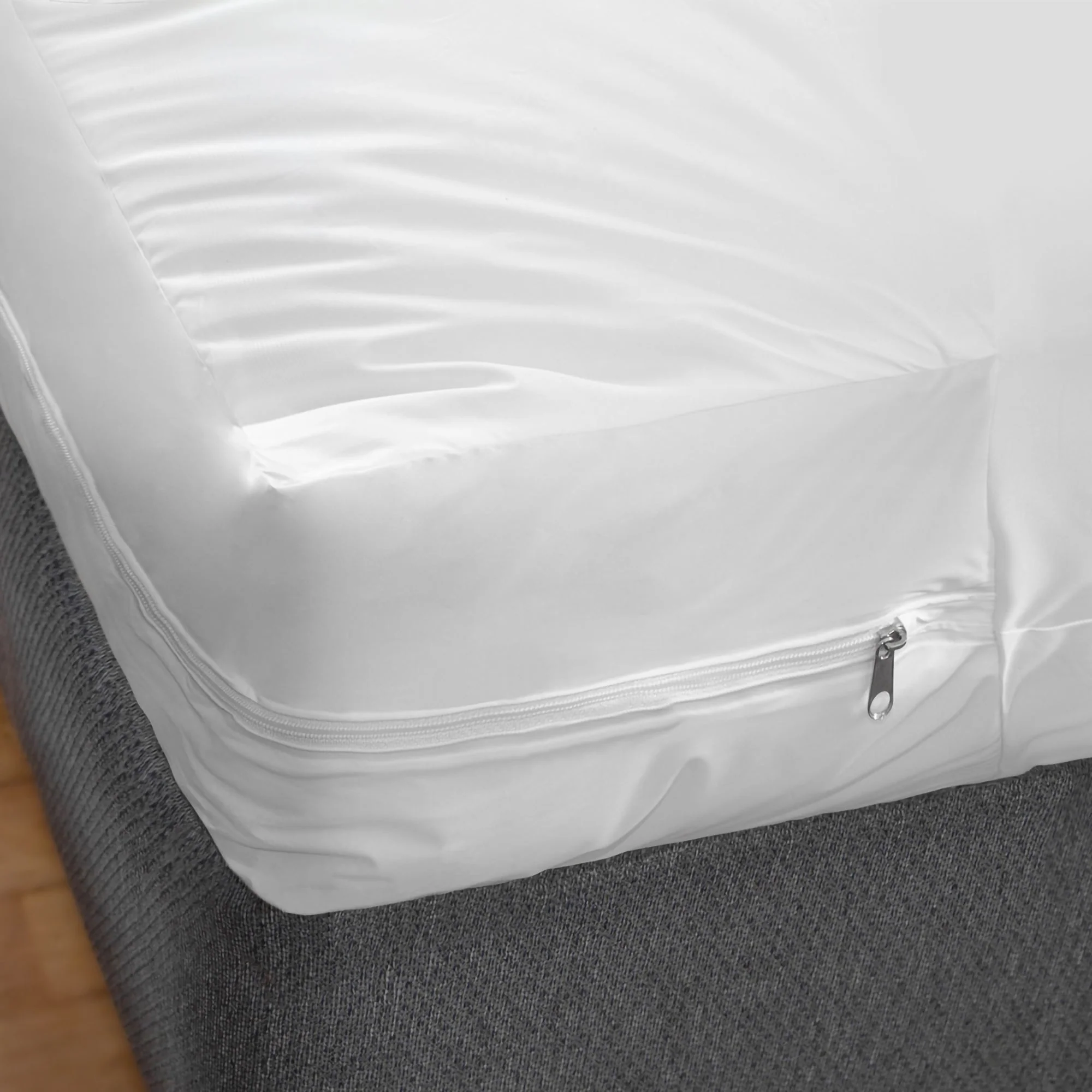 Mabis Healthcare Mabis White Pillow Protector, 21 x 27 Inch - Image 3