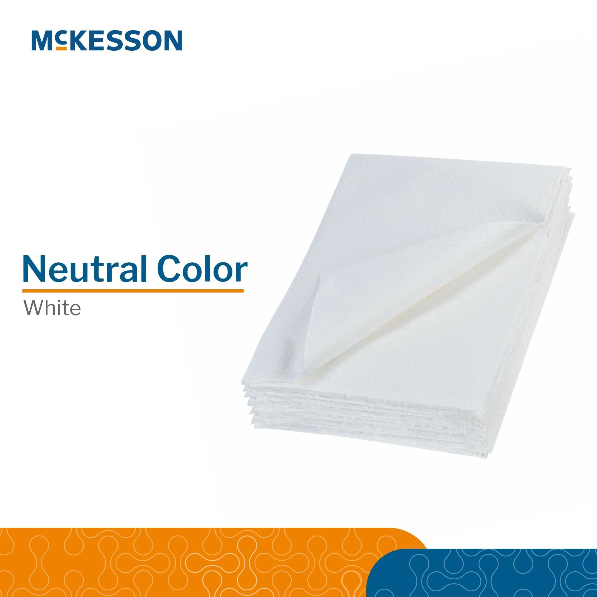 McKesson Brand McKesson White Tissue/Poly Pillowcase, 21 x 30 Inch (100/CS) - Image 3