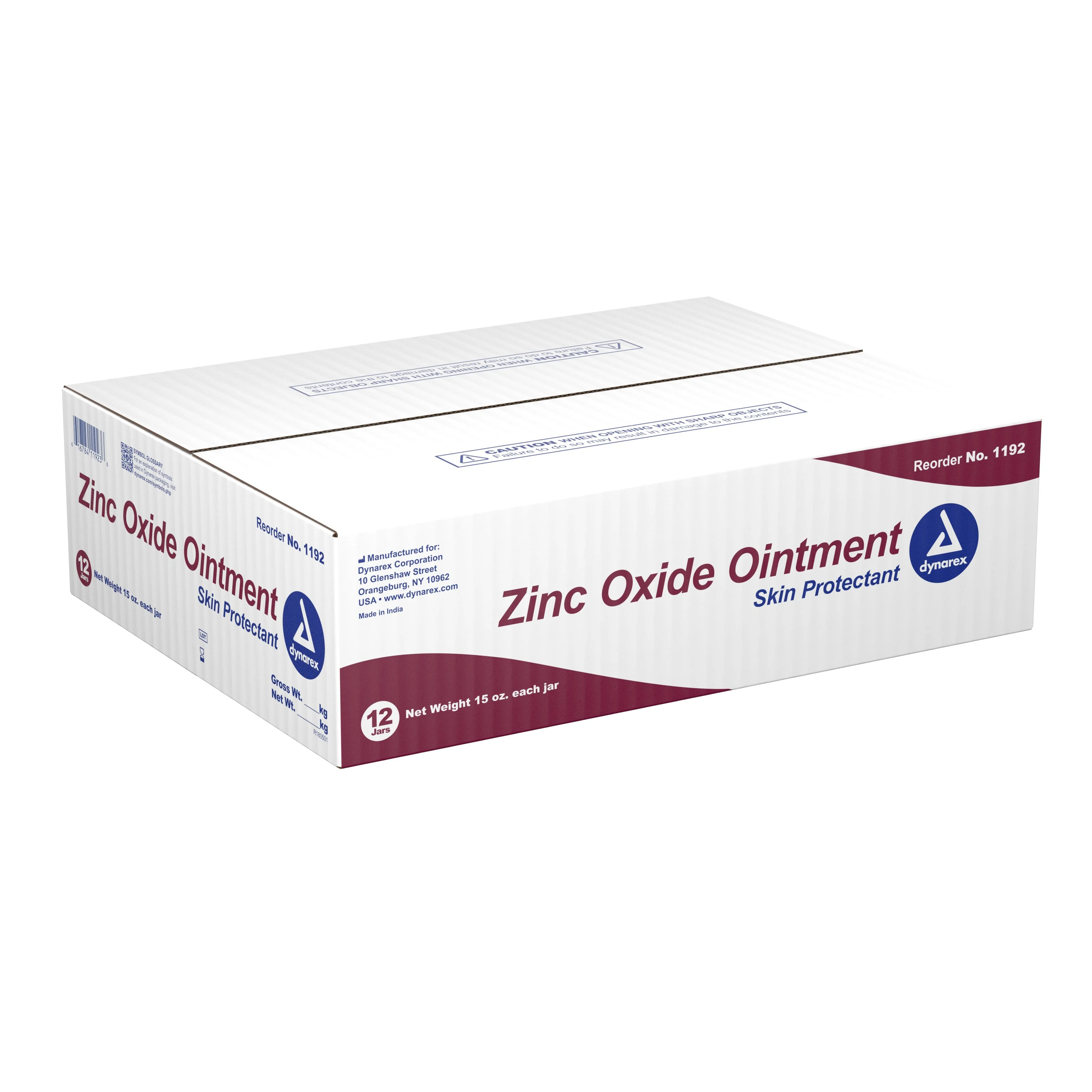 Dynarex Dynarex Zinc Oxide Skin Protectant (12/CS) - Image 3