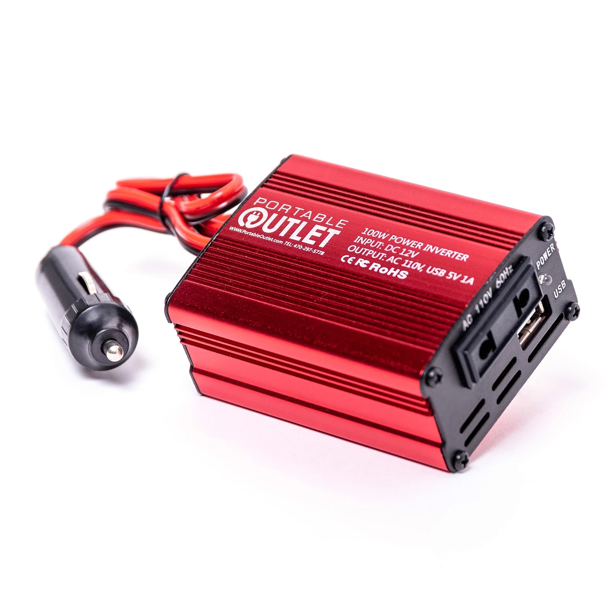 Portable Outlet Portable Outlet Car Charger Inverter (18/CS) - Image 2