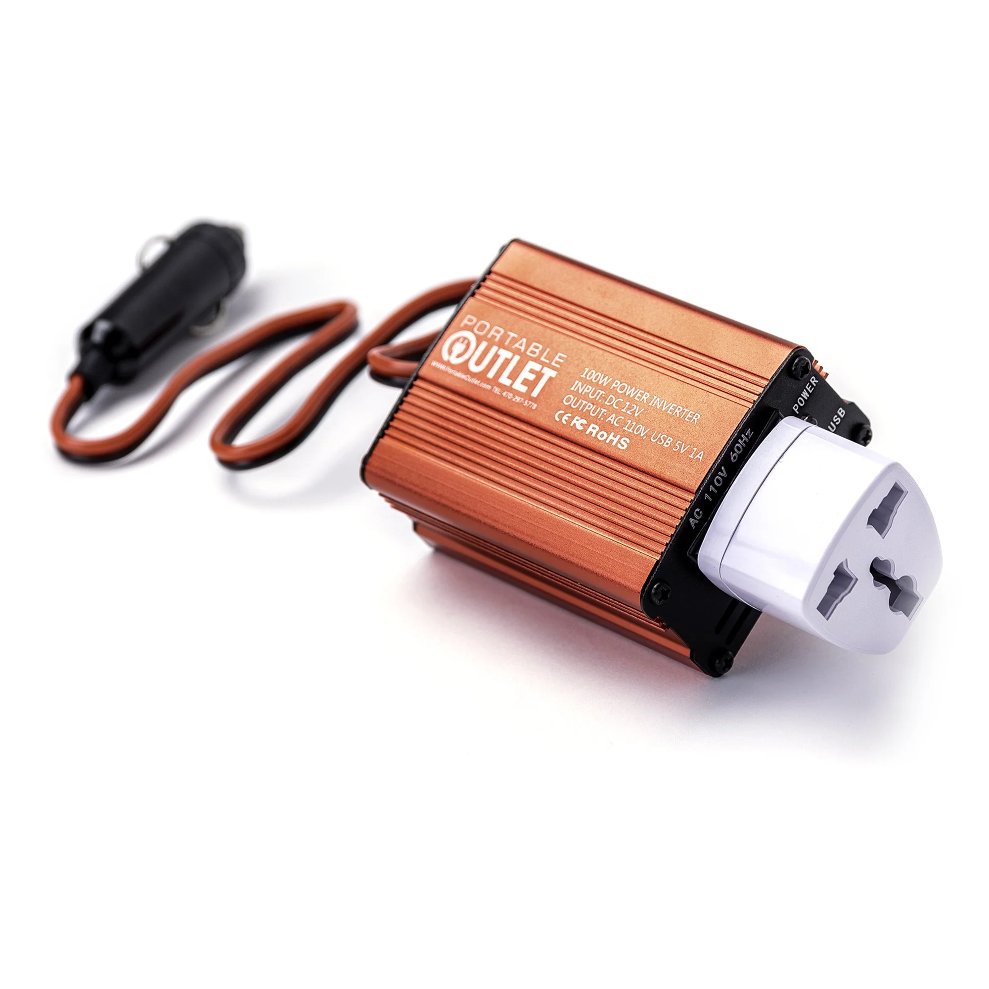 Portable Outlet Portable Outlet Car Charger Inverter (18/CS) - Image 3