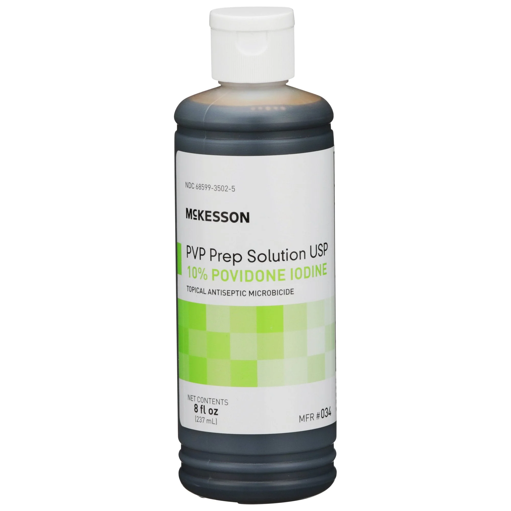 McKesson Brand McKesson Microbicide Antiseptic PVP Scrub Solution, 8-ounce bottle (24/CS)