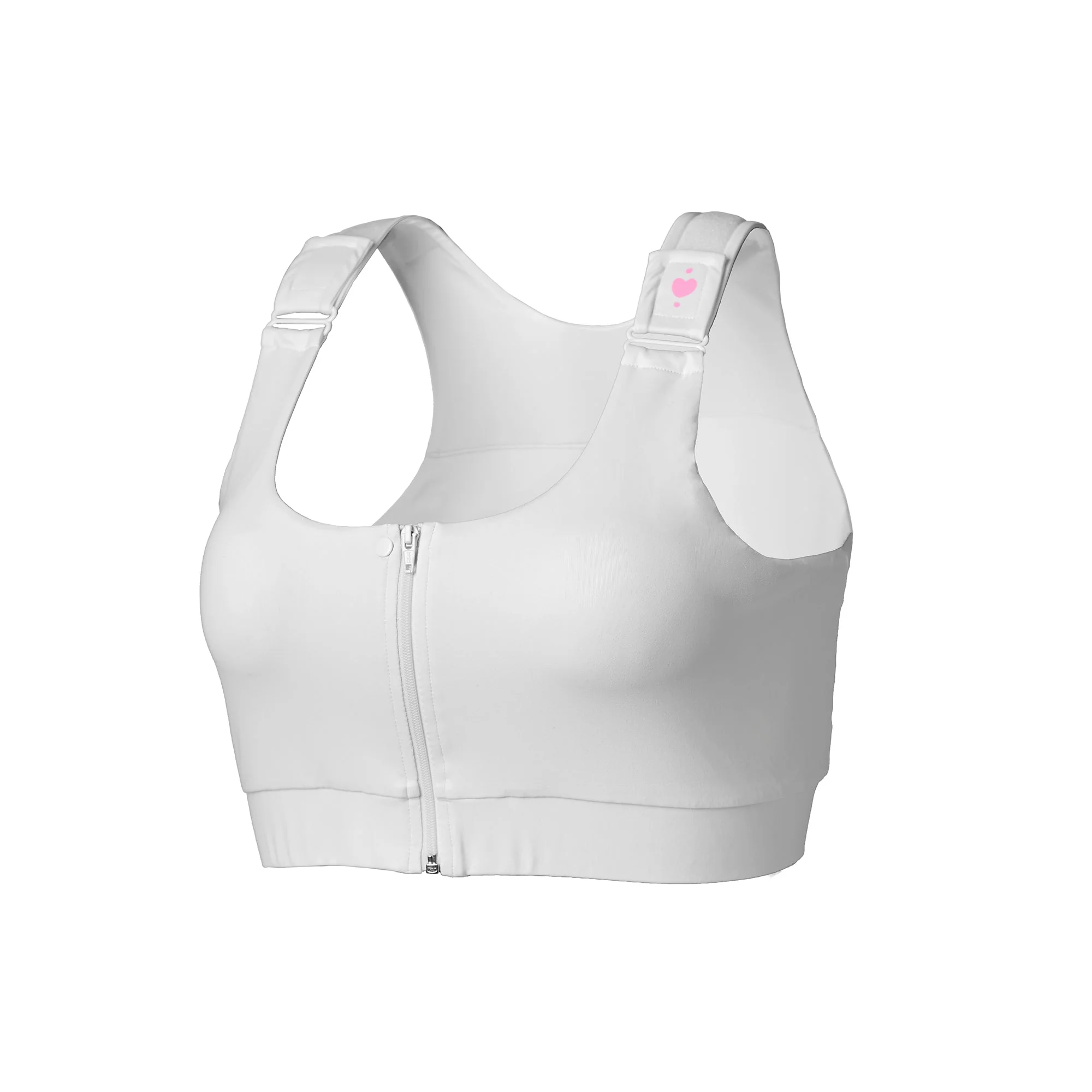 heart&core Sports and Medical LLC Shirl Post Surgical Bra, White, 2X-Large (36/CS)