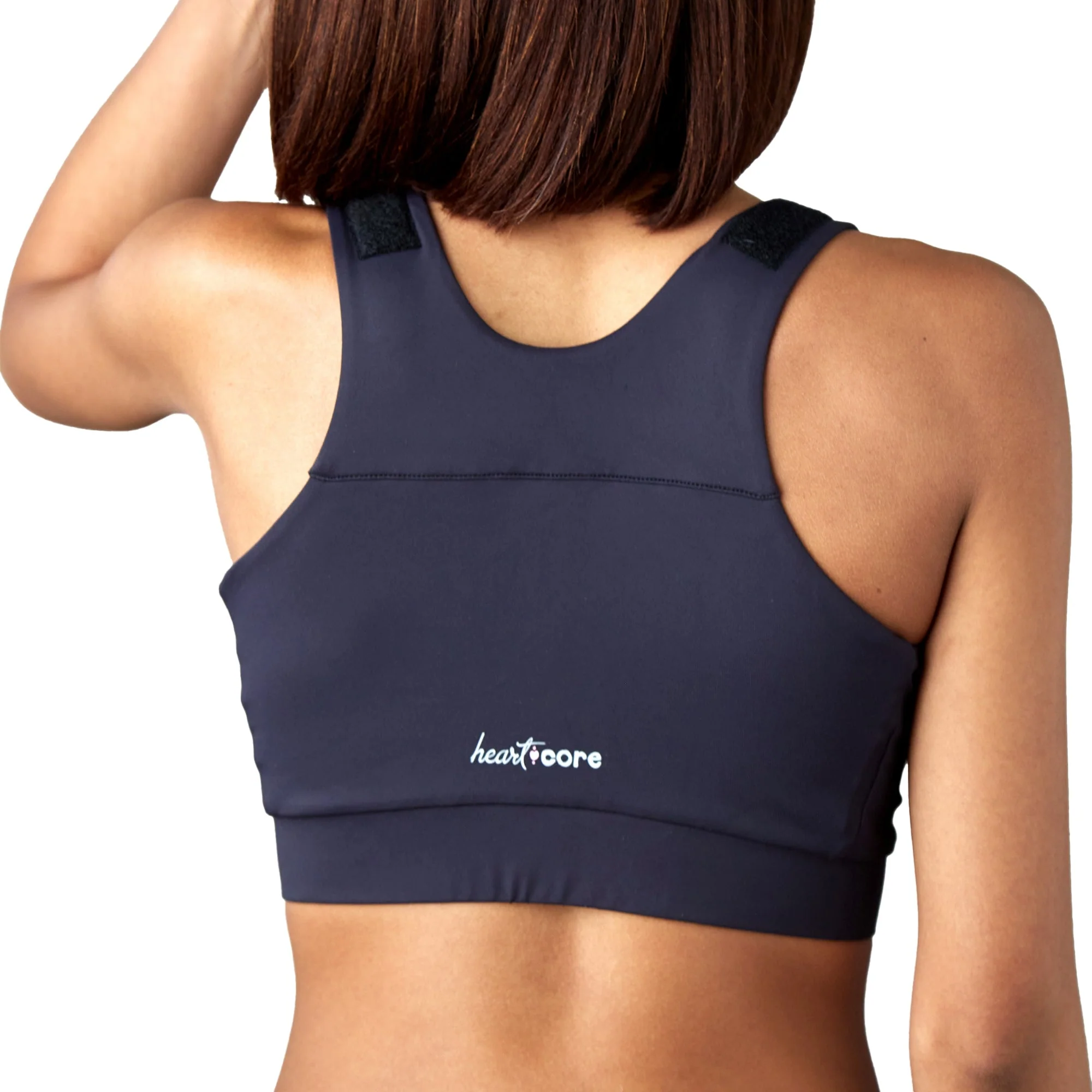 heart&core Sports and Medical LLC Shirl Post Surgical Bra, Black, Super Queen (36/CS) - Image 3