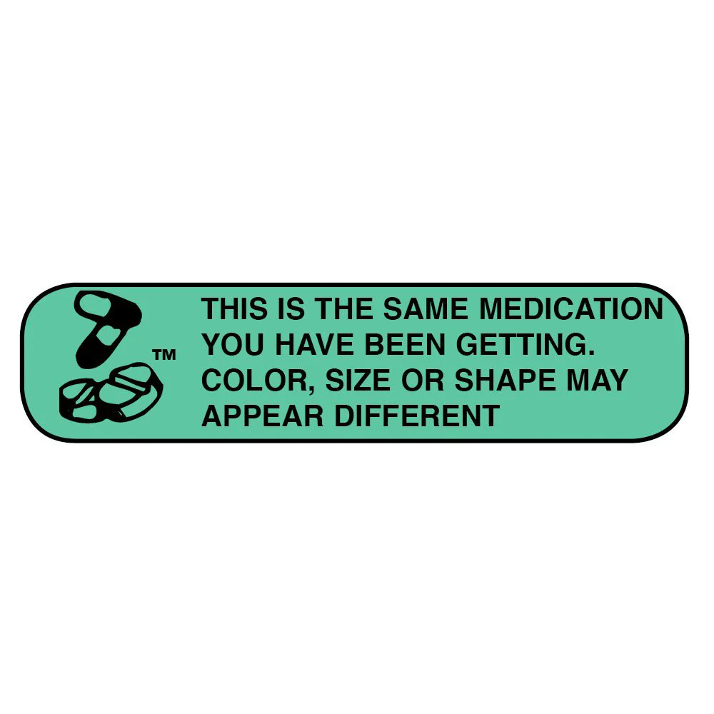 Apothecary Products Apothecary Pre-Printed Pharmacy Label, 0.6 x 0.4 Inch
