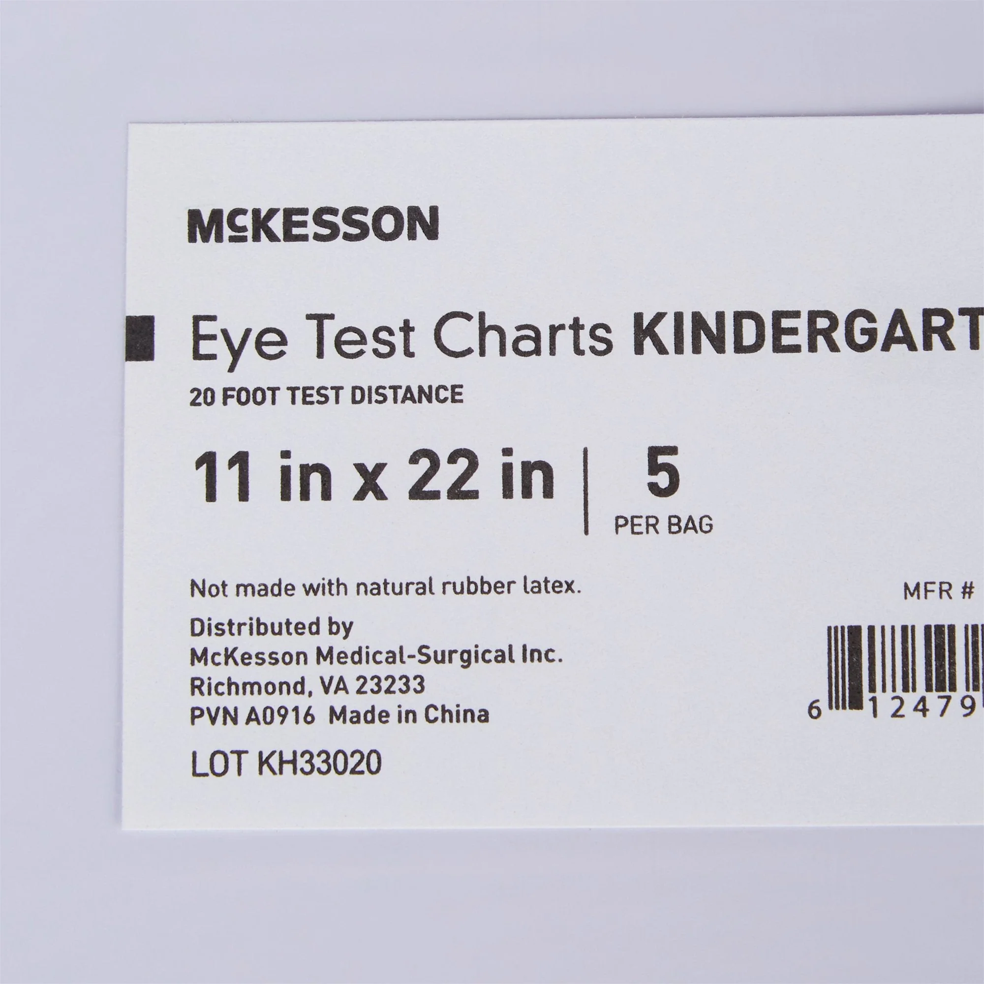 McKesson Brand McKesson Preschool Eye Test Chart (5/BG) - Image 2