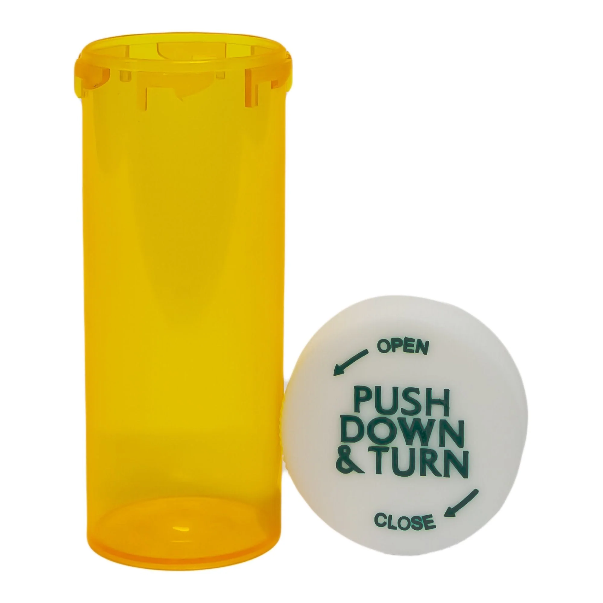 Pharmacy Automation Supplies Prescription Vial 8 DRAM Amber - Image 2