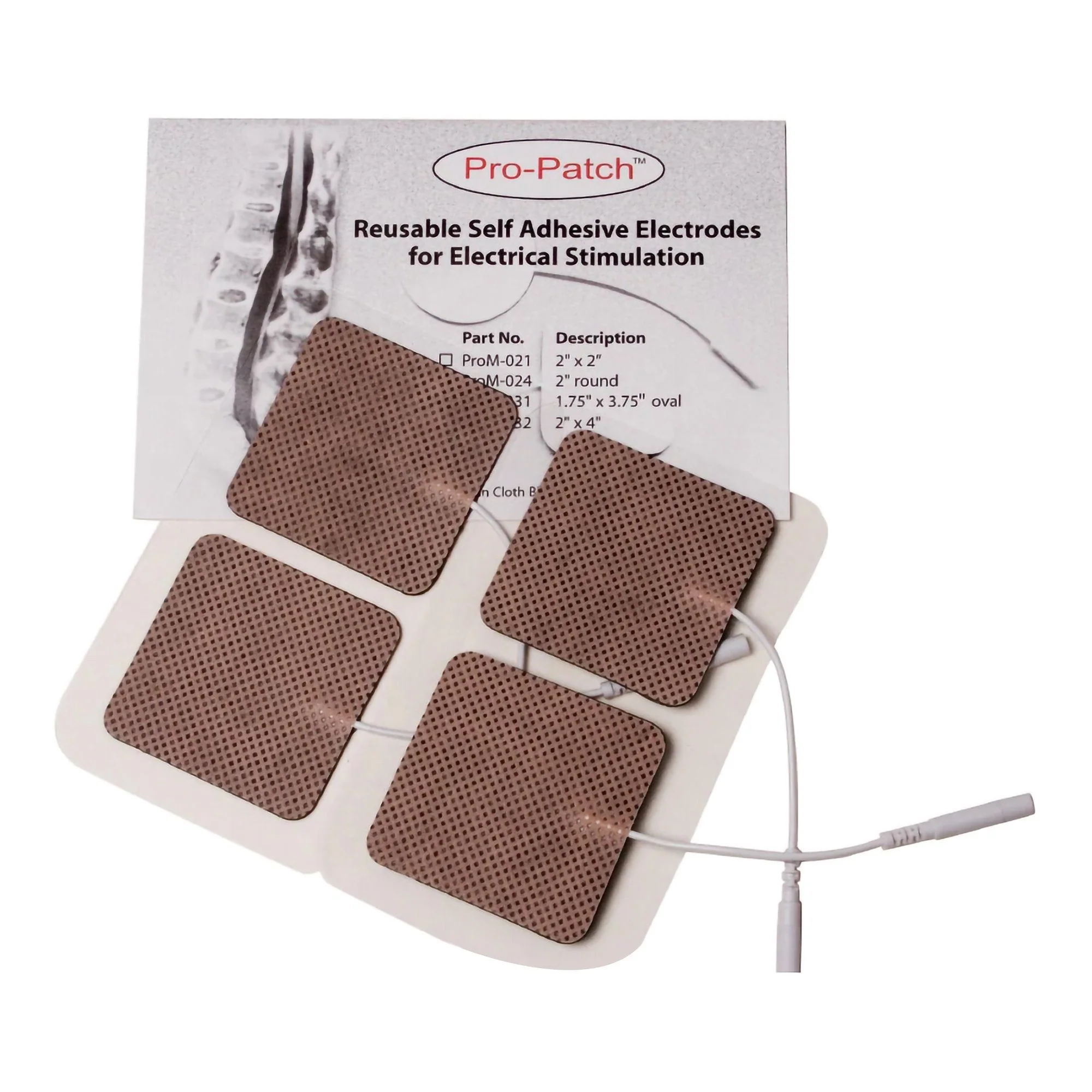 ProMed Specialties Pro-Patch Electrotherapy Electrode For TENS and EMS Units (4/PK)