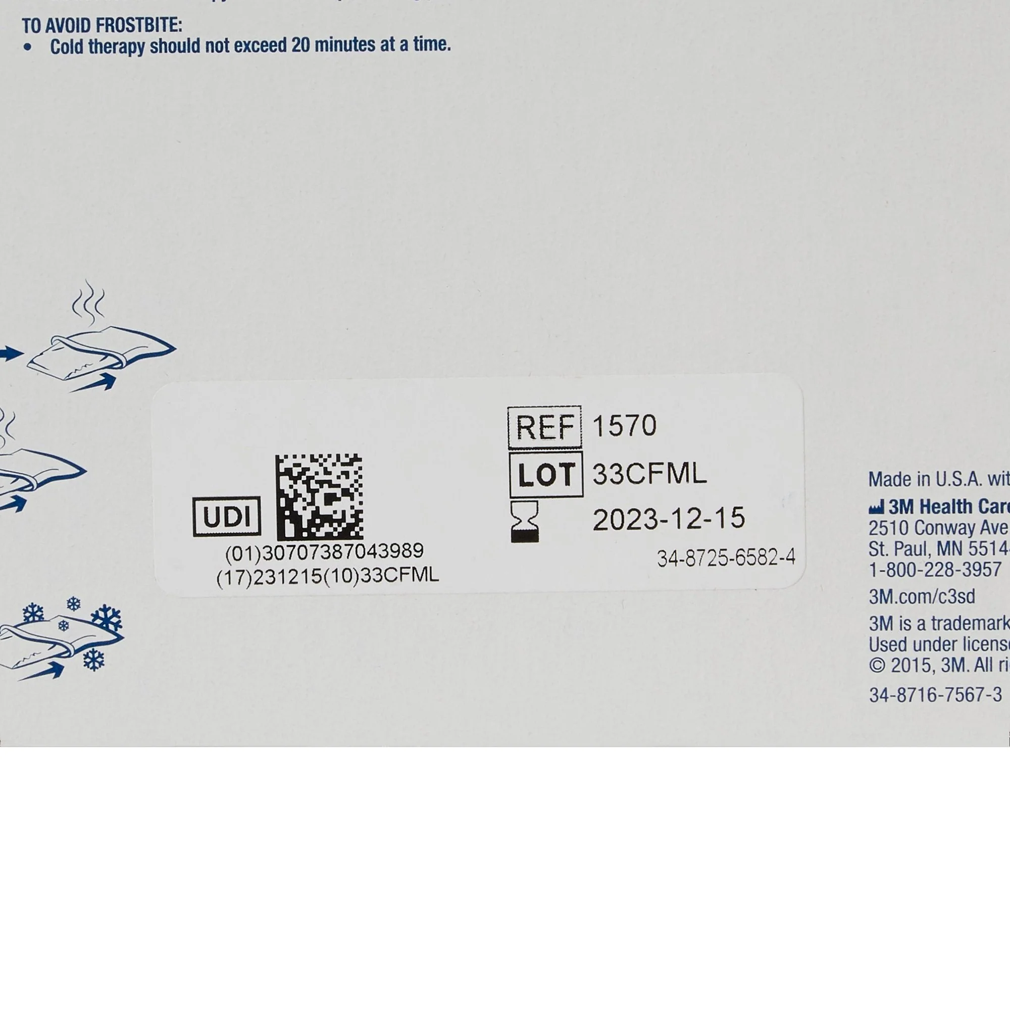 Solventum Corporation 3M Hot / Cold Pack, 4 x 10 Inch (20/CS) - Image 3