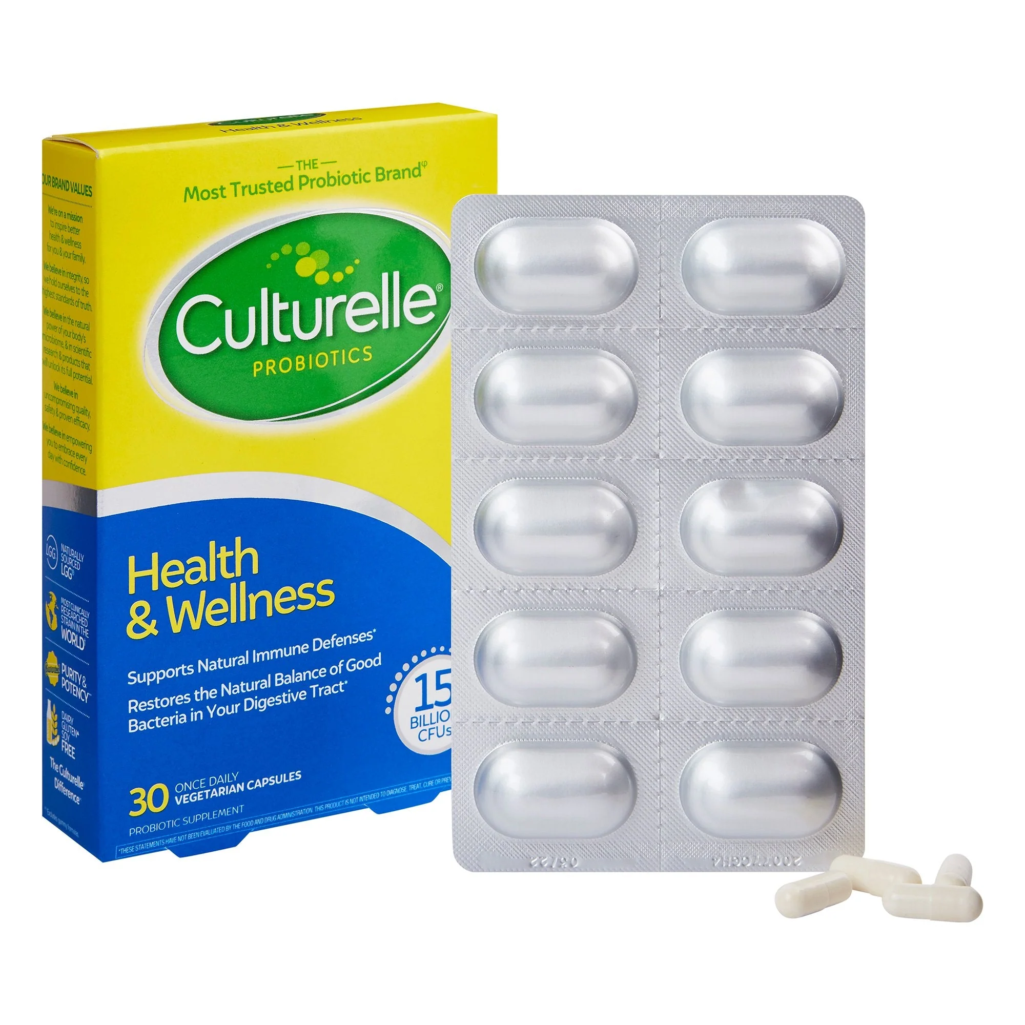 Connetics Corp Culturelle Probiotic Health & Wellness Dietary Supplement