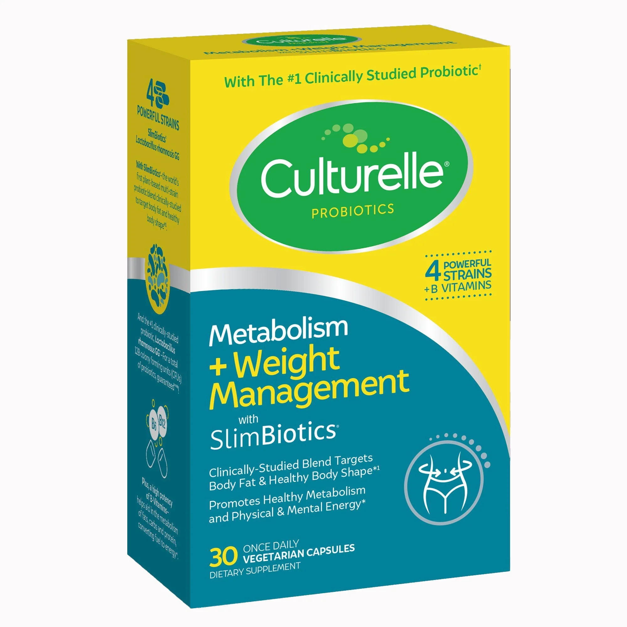 i-Health Inc Culturelle Metabolism + Weight Management with SlimBiotics Capsules (24/CS) - Image 2
