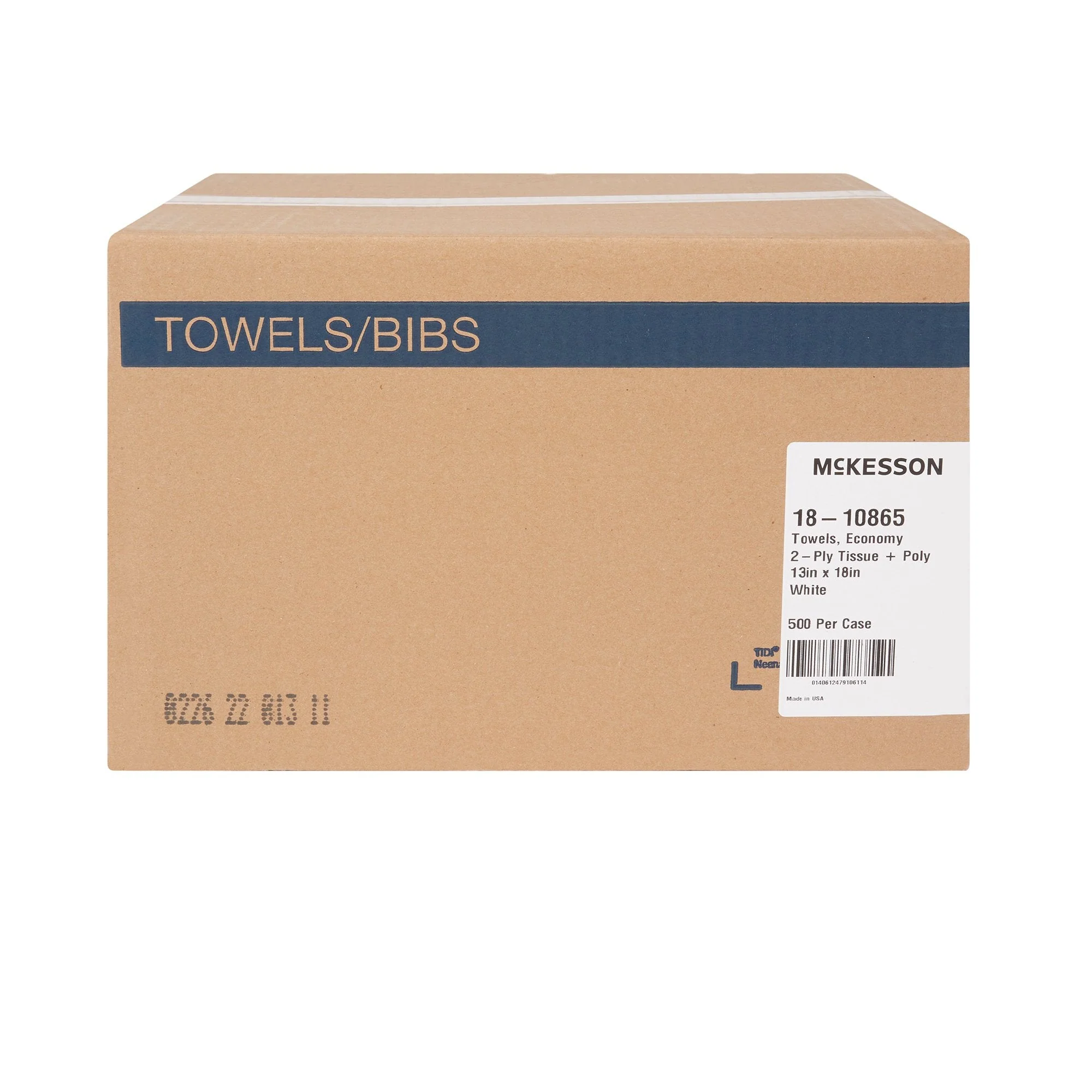 McKesson Brand McKesson Nonsterile White Procedure Towel, 13 x 18 Inch (500/CS) - Image 4