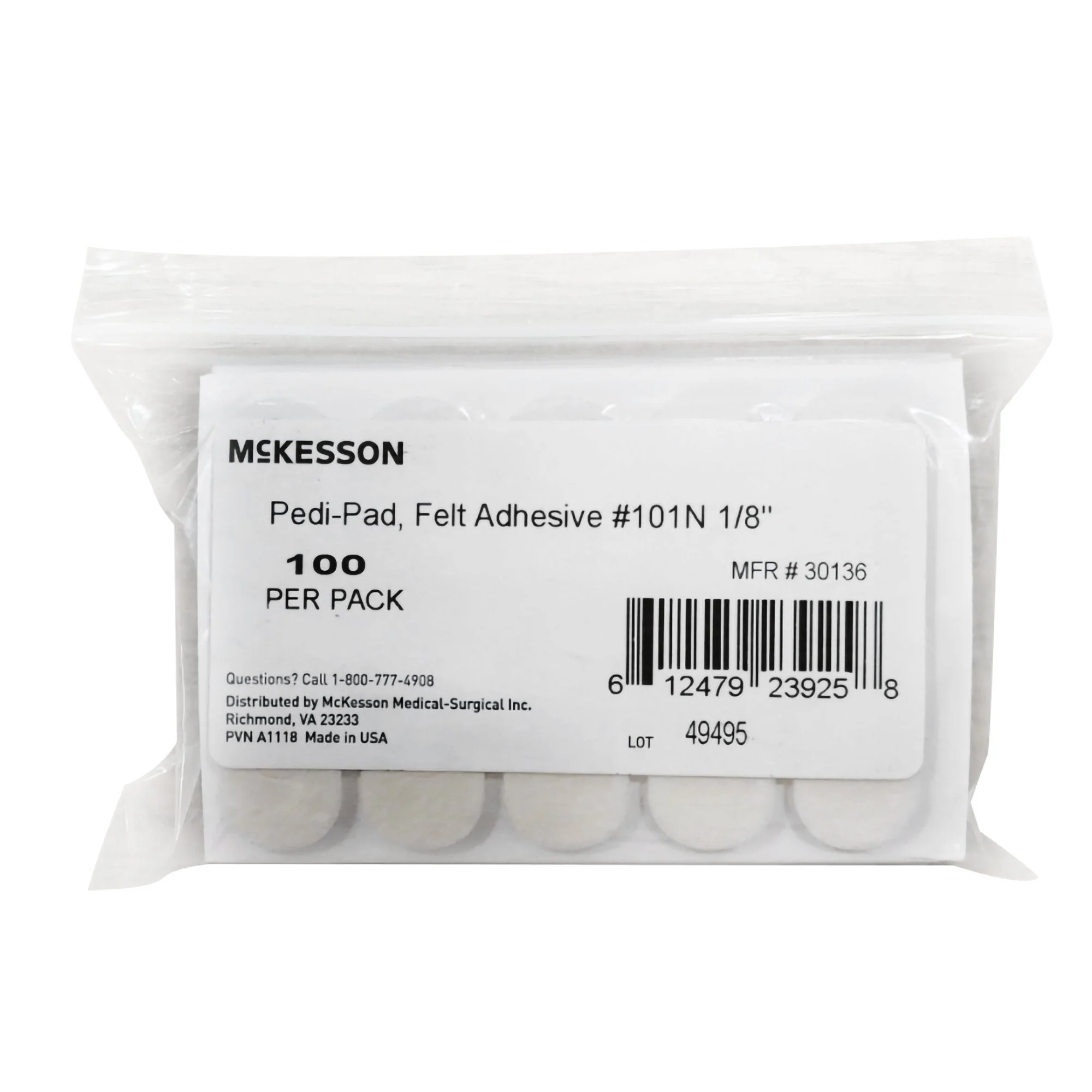 McKesson Brand McKesson Pedi-Pad Protective Pad, Narrow (2000/CS)