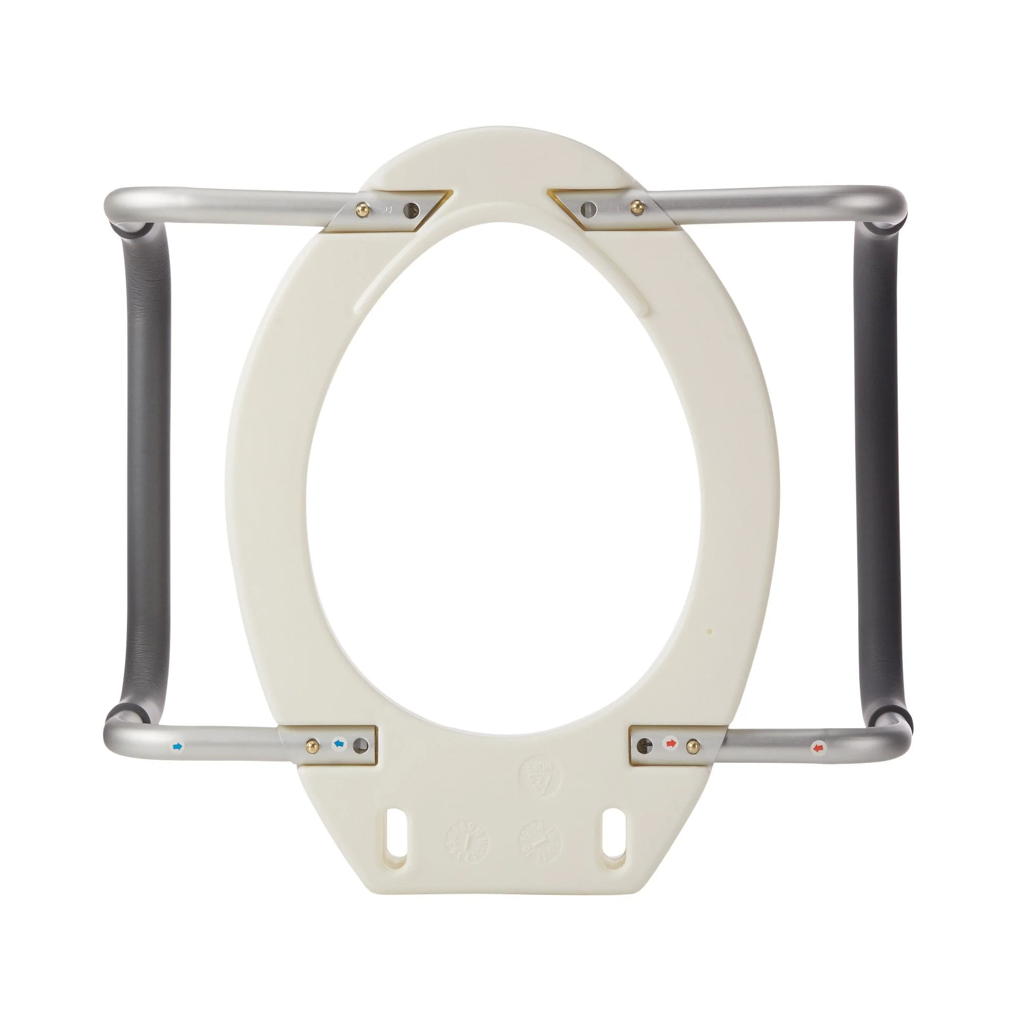Drive DeVilbiss Healthcare drive Premium Raised Toilet Seat with Removable Arms - Image 3