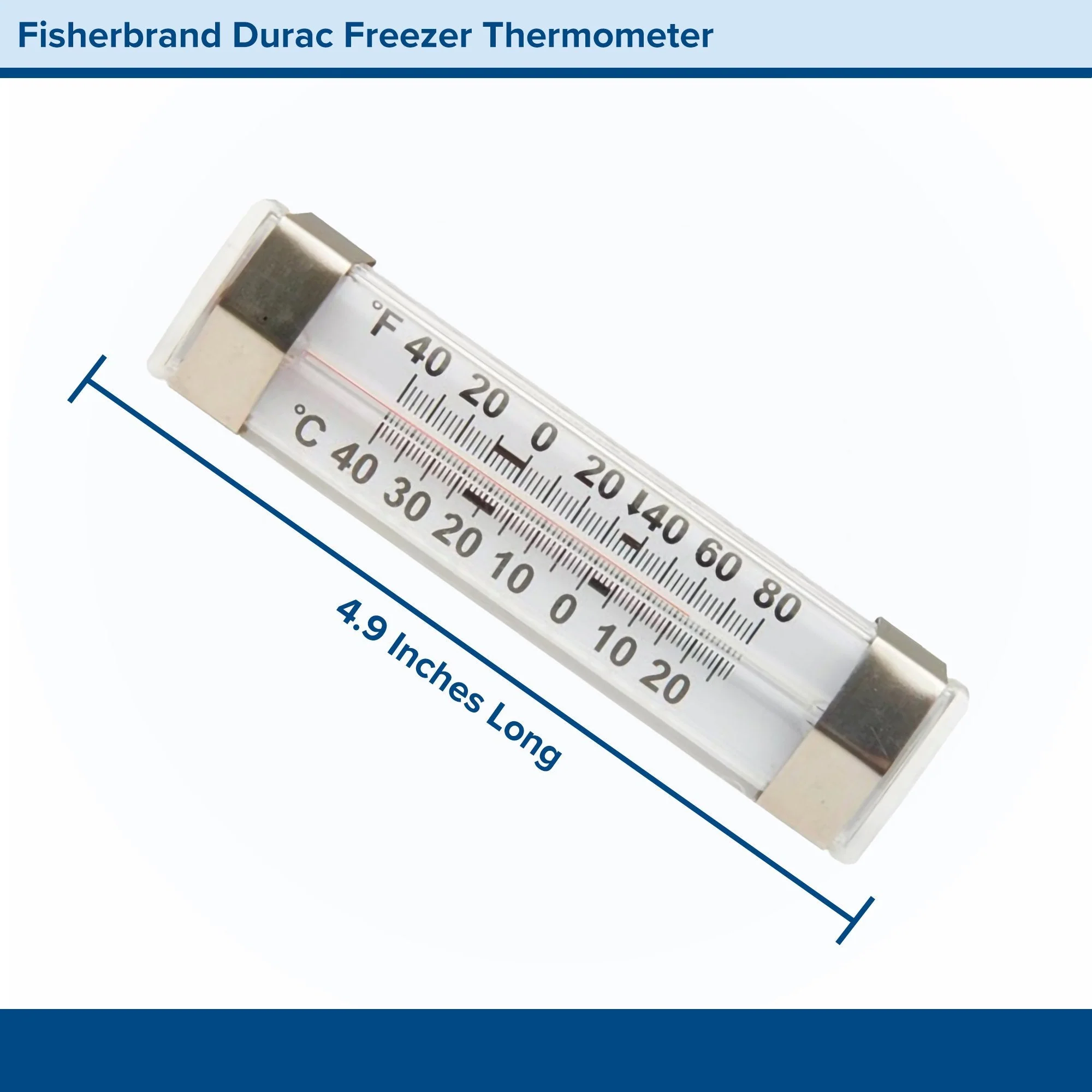 PANTek Technologies LLC Fisherbrand Dual-Scale Refrigerator / Freezer Thermometer, -40° to +80° F - Image 4