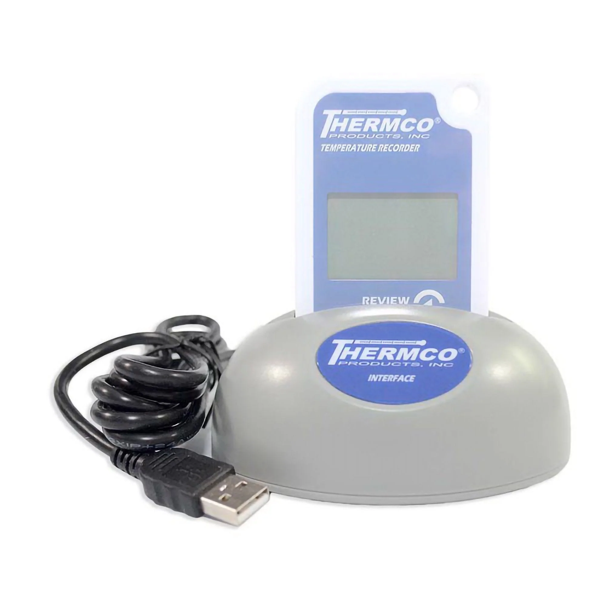 Thermco Products Inc Refrigerator / Freezer Vaccine Data Logger with Alarm Kit LogTag TRED30-16R Fahrenheit / Celsius -40° to 210°F (-40° to 99°C) External Bottle Probe Wall Mount Battery Operated - Image 2