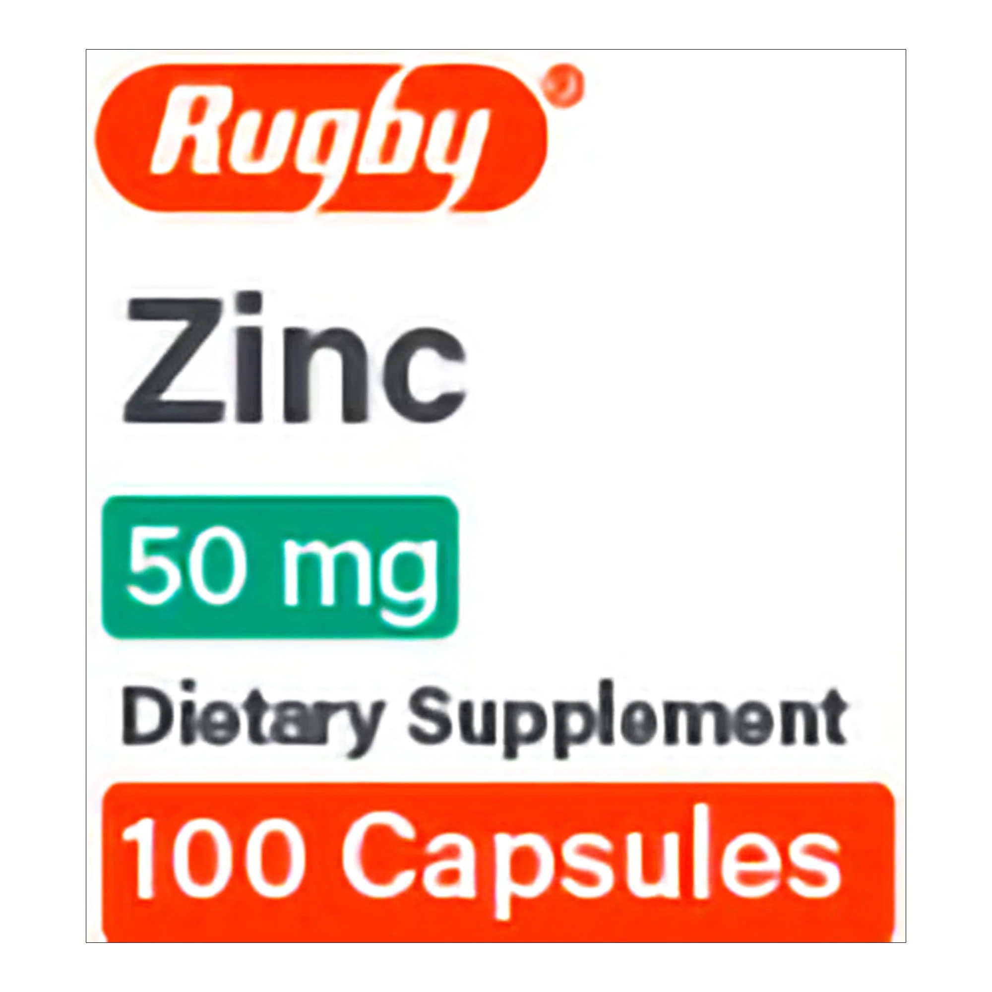 Major Pharmaceuticals Replacement Preparation Zinc Sulfate 50 mg Strength Capsule 100 per Bottle