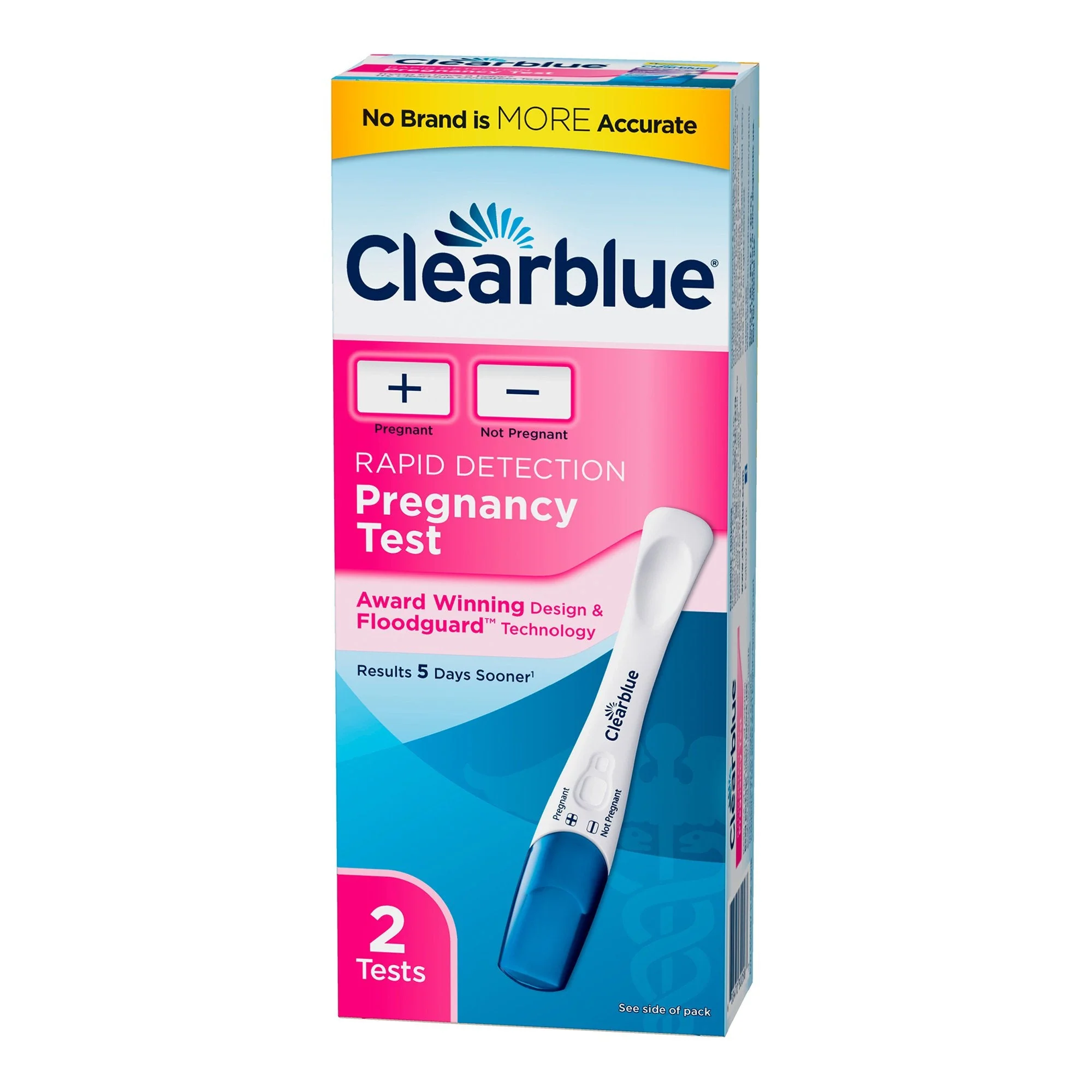 Procter & Gamble Clearblue hCG Pregnancy Home Device Reproductive Health Test Kit (2/BX) - Image 3
